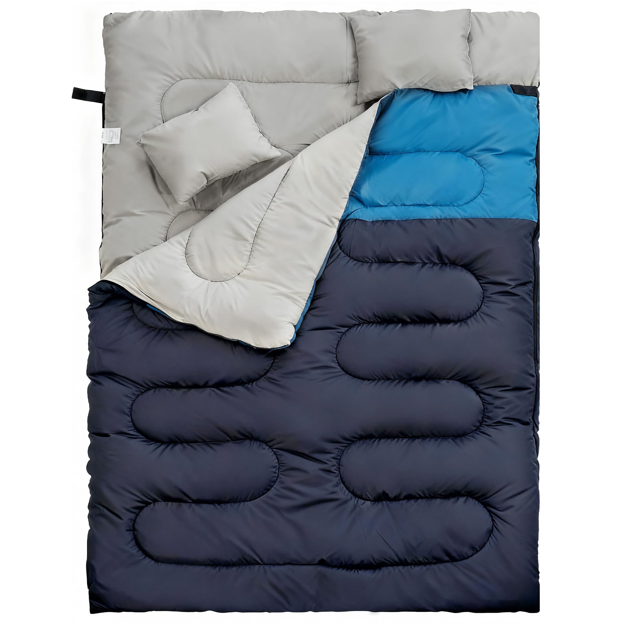 Elevon Sleeping Bag for Adults Teens Kids Cold Warm Weather, Portable Waterproof & Lightweight, Compact with Compression Sack, for 3-4 Seasons Camping, Backpacking, Hiking, Travel, Indoors Outdoors