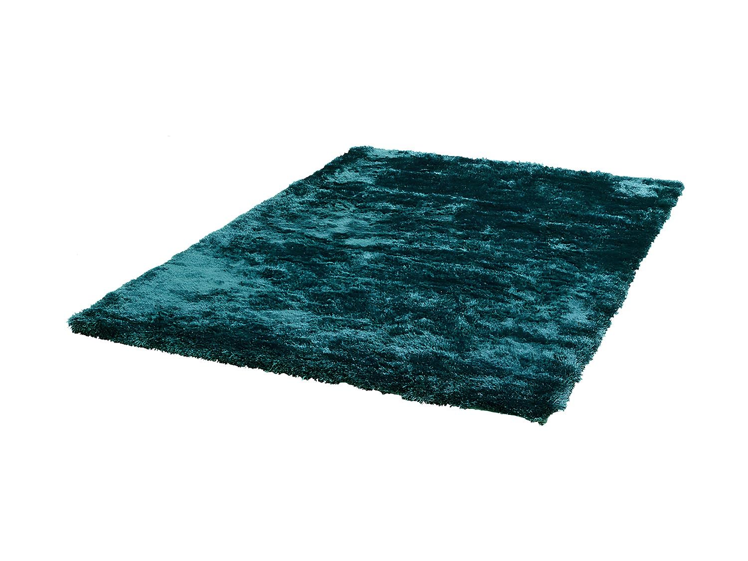 Vente-unique - Tapis Shaggy à Poils Longs Ultra Doux - 160 x 230 cm - Vert pinéde - Dolce