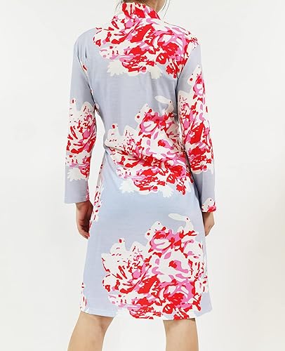 Miniatura 6 de SUFEINI Conjunto de bata de maternidad y manta de bebé a juego, bata de mamá con manta de recepción para niñas y niños