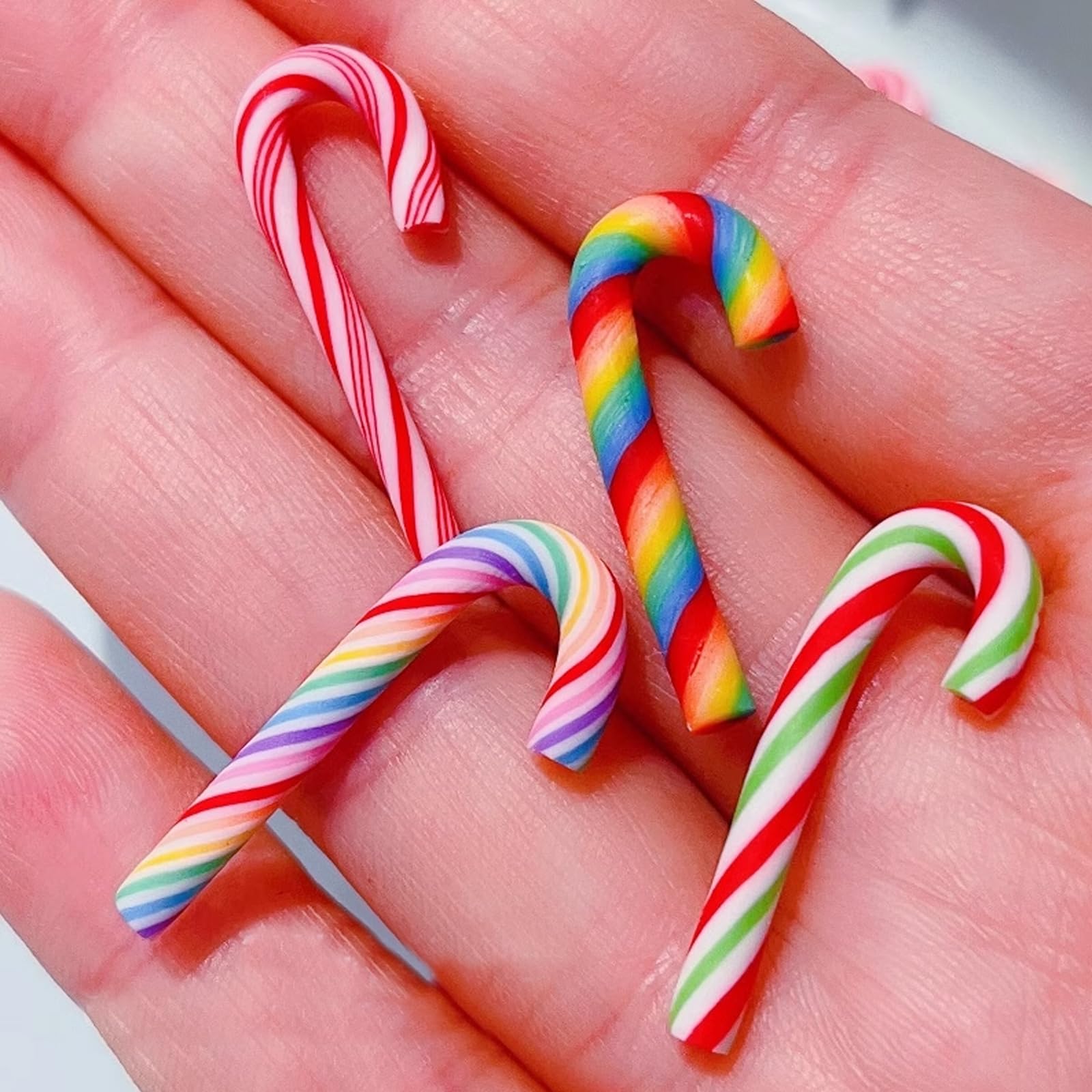 Amazon.com: 60Pcs Christmas Candy Canes Decorations, Mini