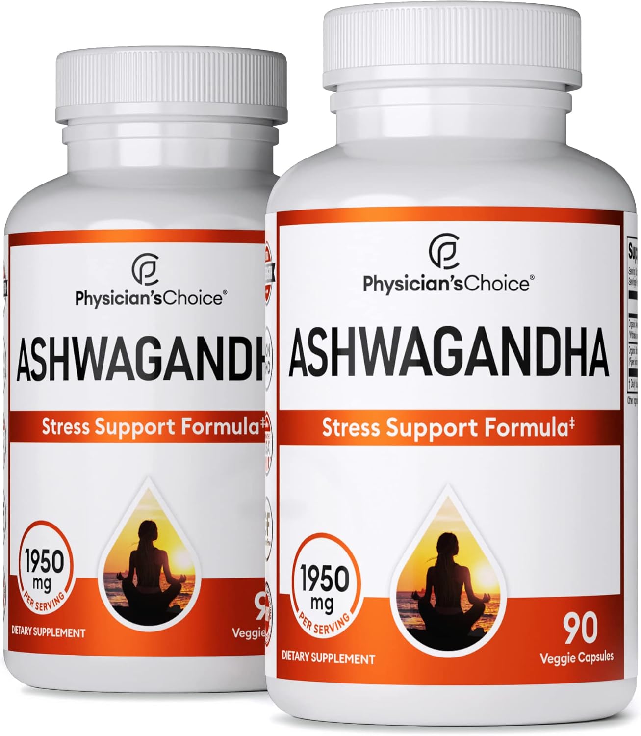 Physician's CHOICE Ashwagandha 1950mg Organic Ashwagandha