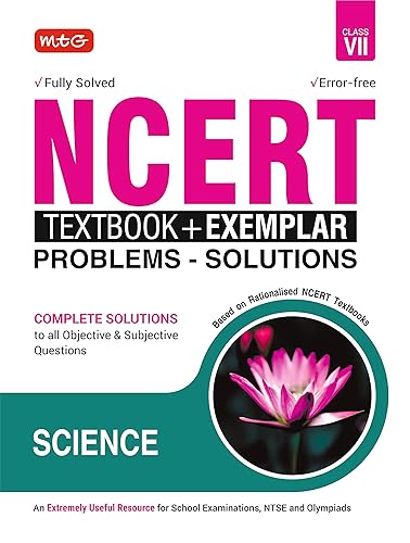 MTG NCERT Textbook + Exemplar Problem Solutions Class 7 Science | Complete Solutions to All Objective &amp; Subjective Questions
