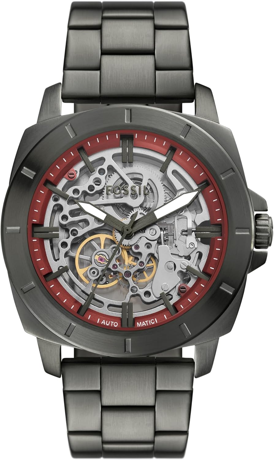 Fossil BQ2898 Men’s Privateer Stainless Steel Gunmetal Steel
