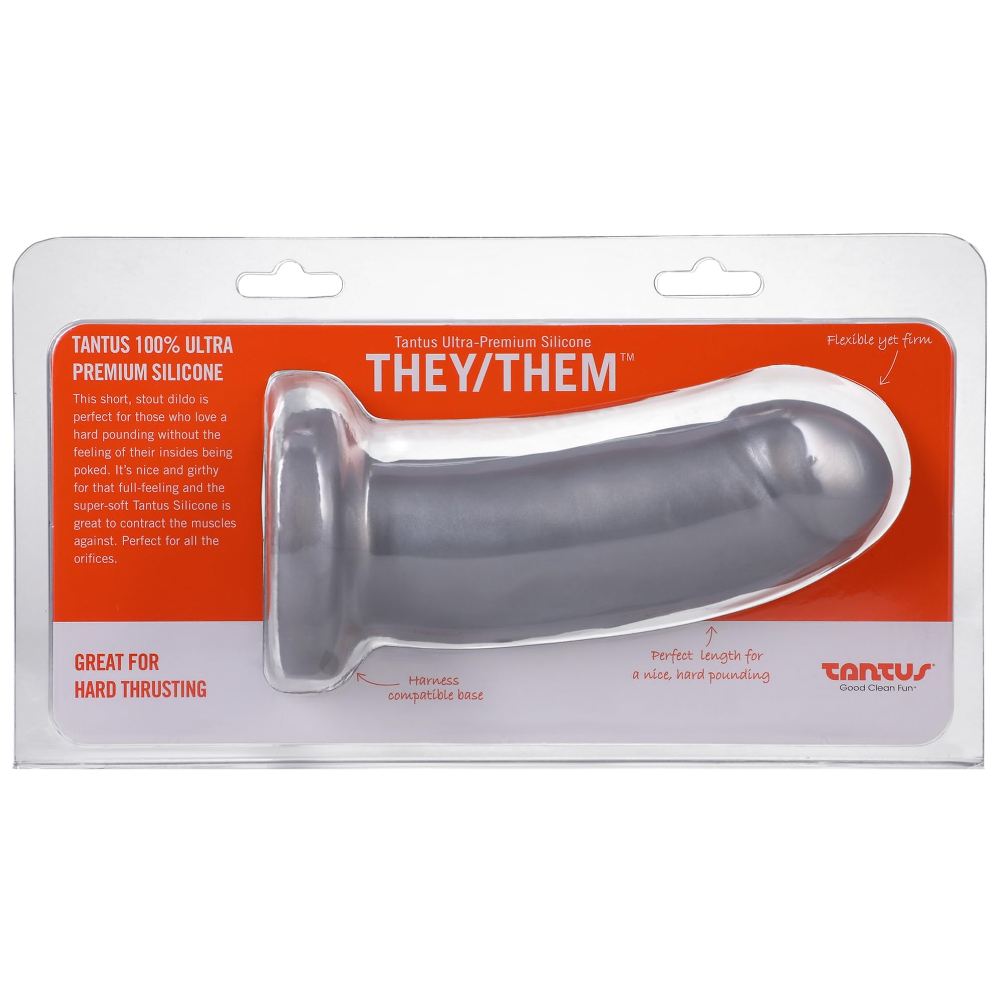 Amazon.com: Tantus They Them Super Soft Silicone Dildo Collection Harness  Compatible Body Safe Silicone Toys (Silver) : Health & Household