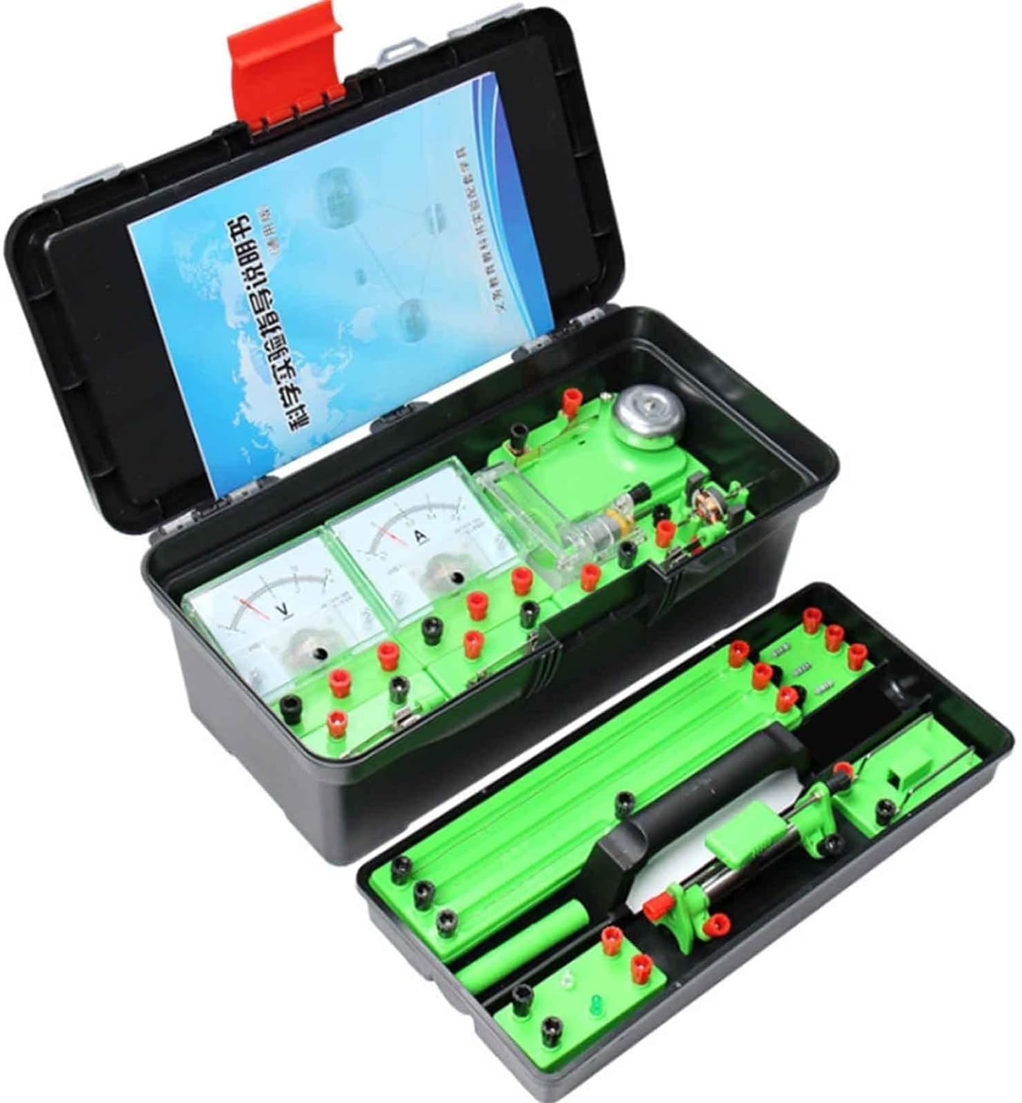 Experimentierkasten für Stromkreise, Elektromagnetische Experimentiergeräte, Physikalischer Experimentierkasten, Elektrische Physik, Naturwissenschaftliches Lernset, Experimentierk