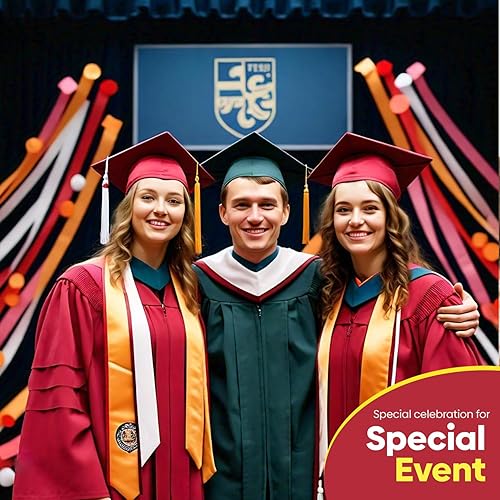 Vista 98 de 8 rollos de serpentinas moradas, paquete de 656 pies de papel crepé morado con blanco para decoraciones de fiestas, decoraciones de cumpleaños