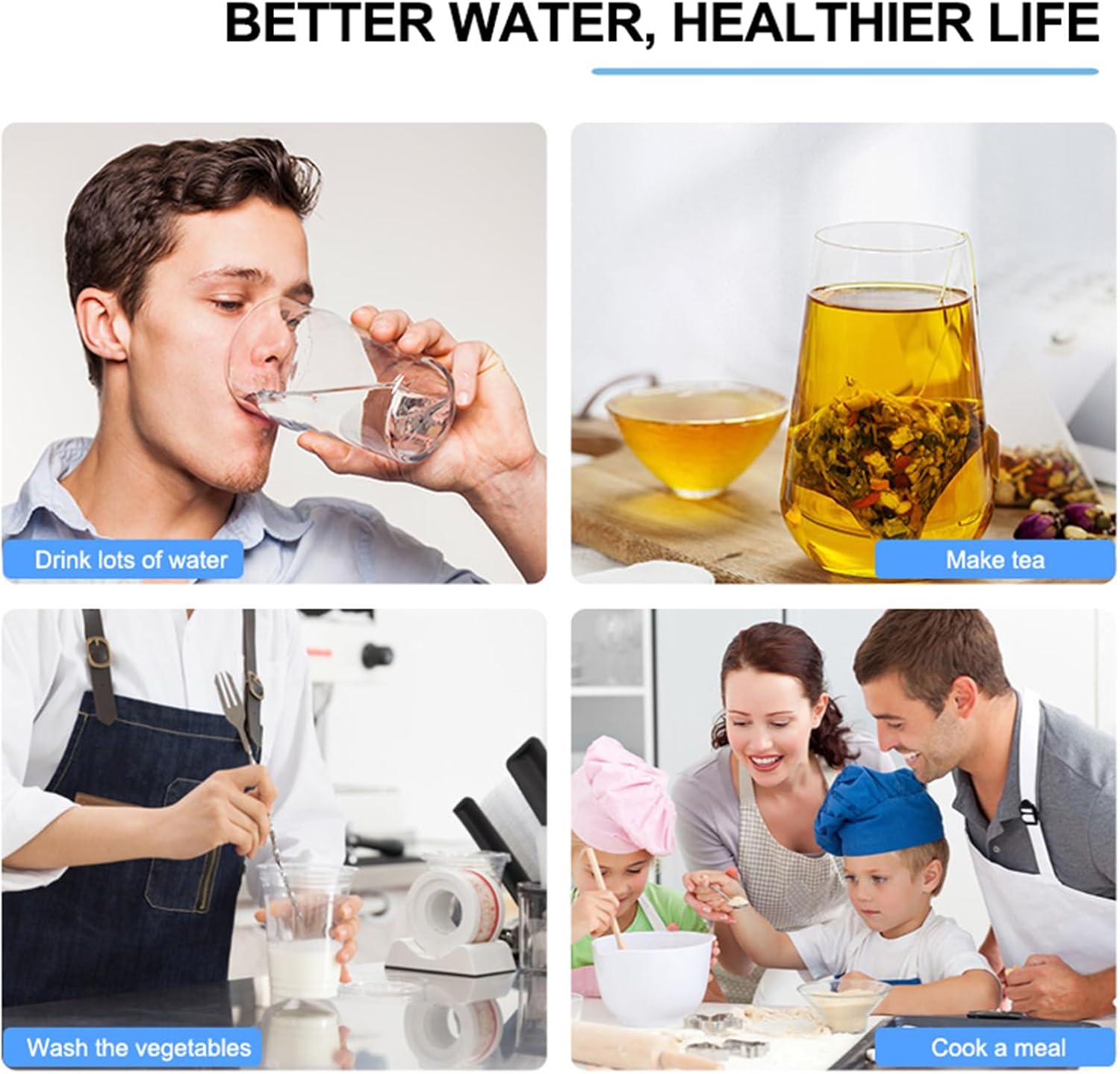 Upgraded 2 L Hydrogen Water Pitcher 3000 PPB, Low Frequency Hydrogen Water Bottle Generator with LED Display, PEM Technology, Hydrogen Water Machine Kettle