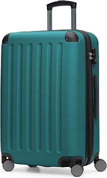 Hauptstadtkoffer - Spree - Luggage Suitcase Hardside Spinner Trolley Expandable, Aqua Green, 65cm, Suitcase