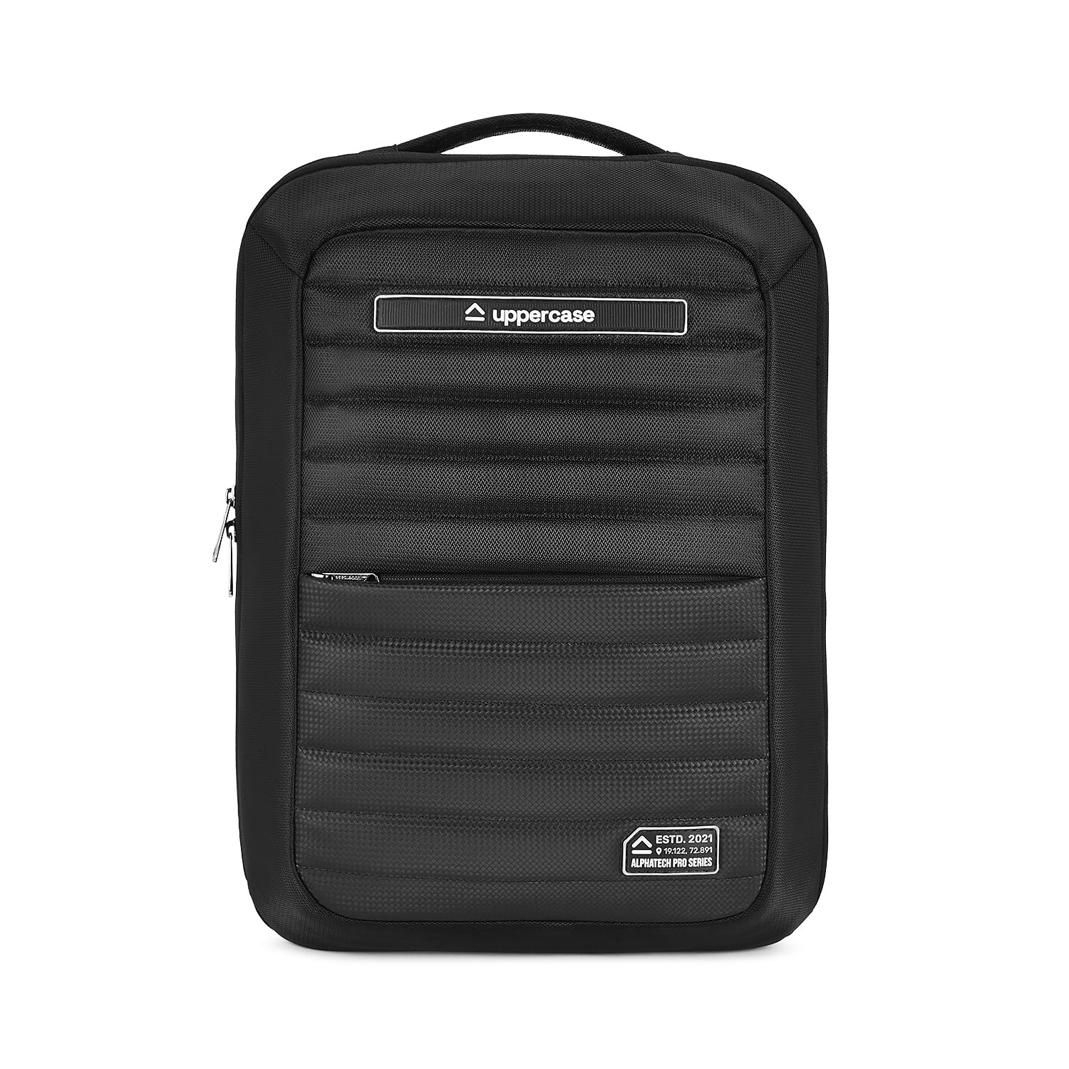 uppercase Levl Alphatech Padded 15.6" Laptop & iPad Compartment Pro Backpack for Men & Women - Sleek Bag with Snaplift Tech, Side Passport Pocket, Internal Bottle Holder with Premium Handles-picture-31