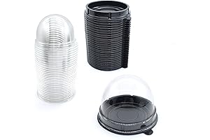 Mr. Foam's Clear Plastic Mini Cupcake Defenders