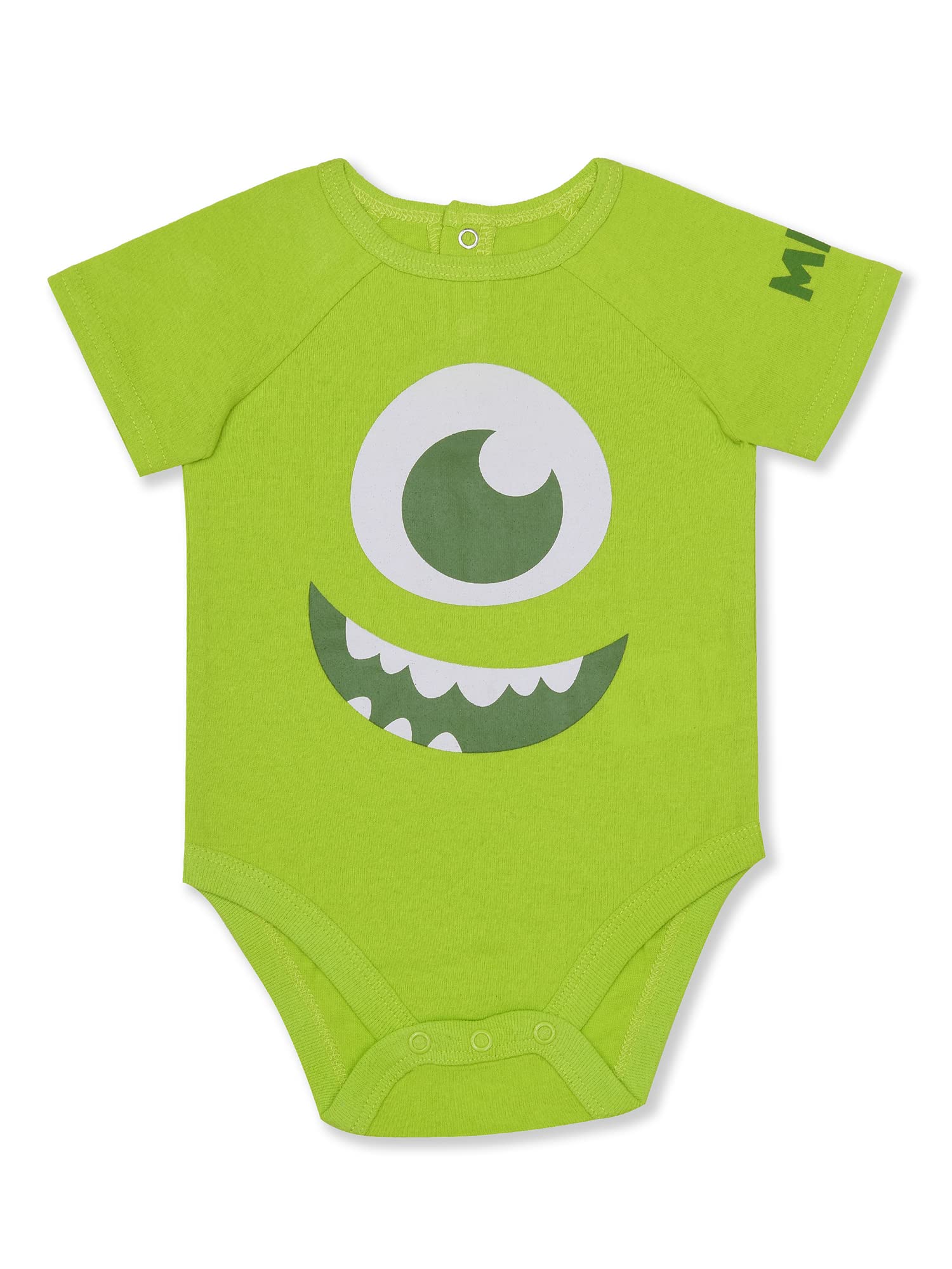Disney Monsters Inc Mike or Sully - Conjunto de body de manga corta y pantalones deportivos para recién nacidos y bebés