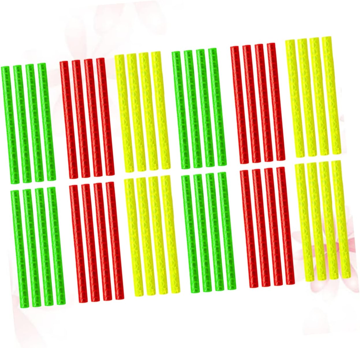 Yardwe 144 Pcs Parts Guard Straps Reflective Adhesive Tape