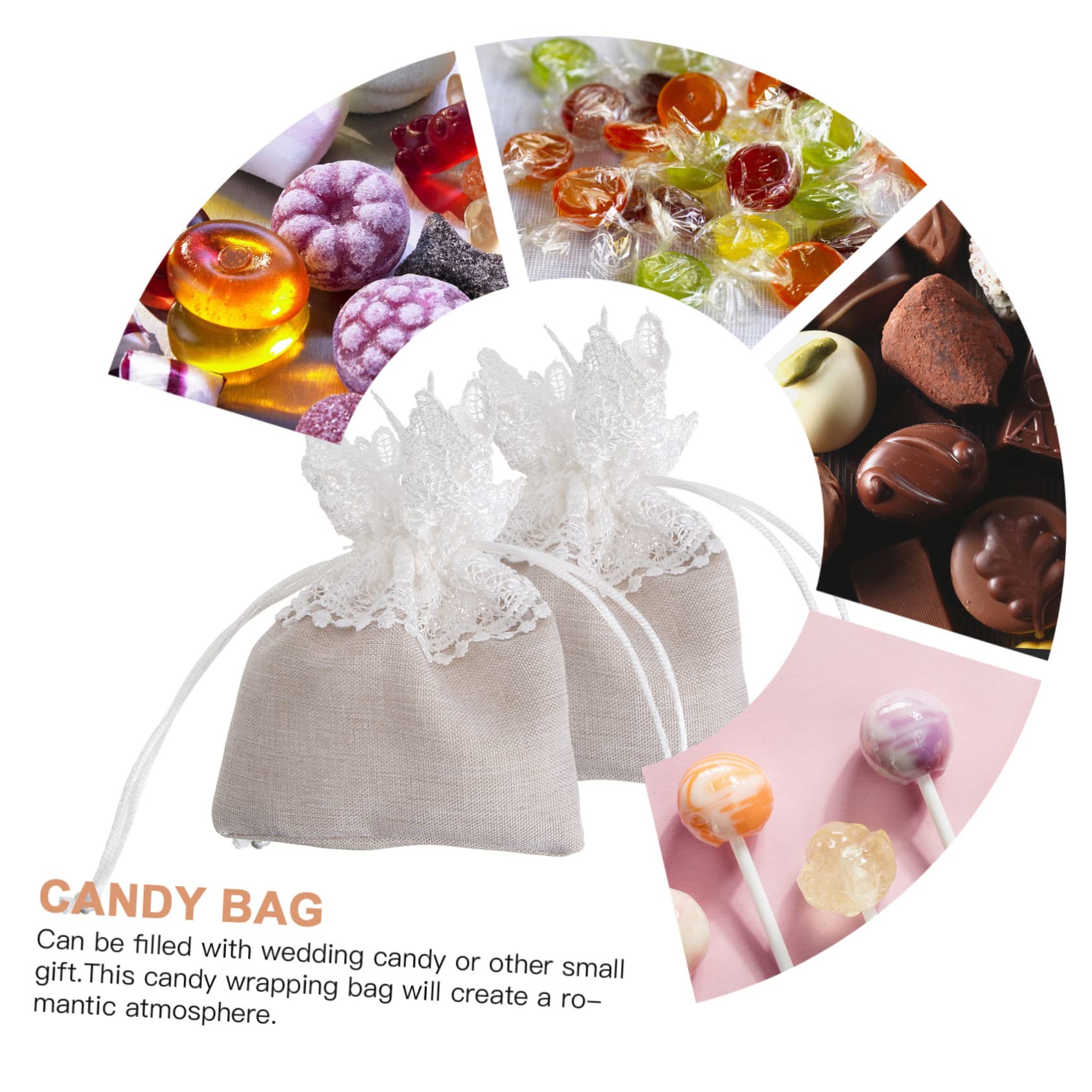 Healeved 18pezzi Borsa Per Caramelle Elegante Raso Sacchetto Per Matrimonio e Compleanni Perfetta Per Decorazioni Festive e Imballaggio Di Dolciumi