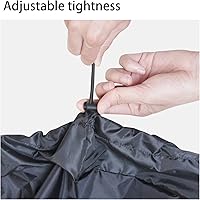 Vista 4 de Cubierta de tambor de 55 galones con cordón ajustable elástico, tapa de tambor de 55 galones de 25.59 pulgadas de diámetro, se adapta a la mayoría