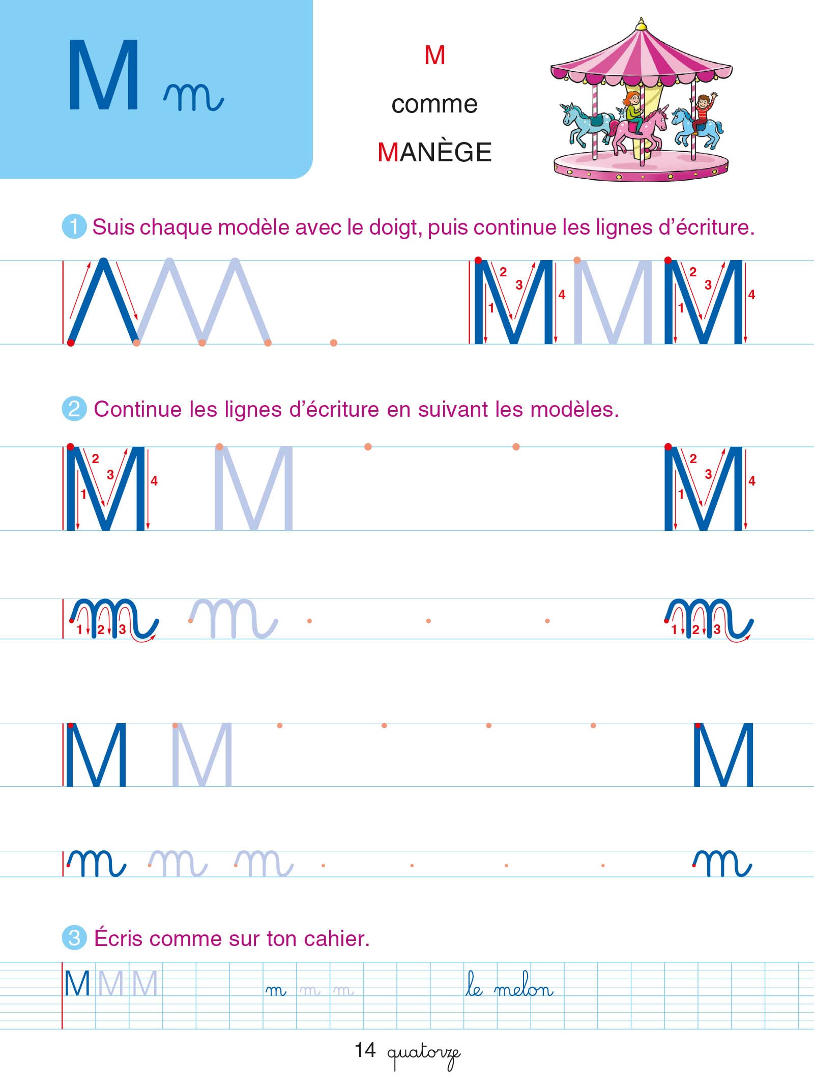 Sami et Julie Cahier d'écriture Dès 5 ans
