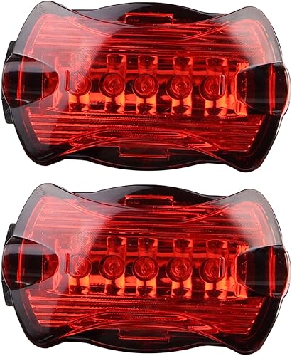 2Pcs Warning Light Night Cyclings Bikes Rear Warning LED Bikes LED Light