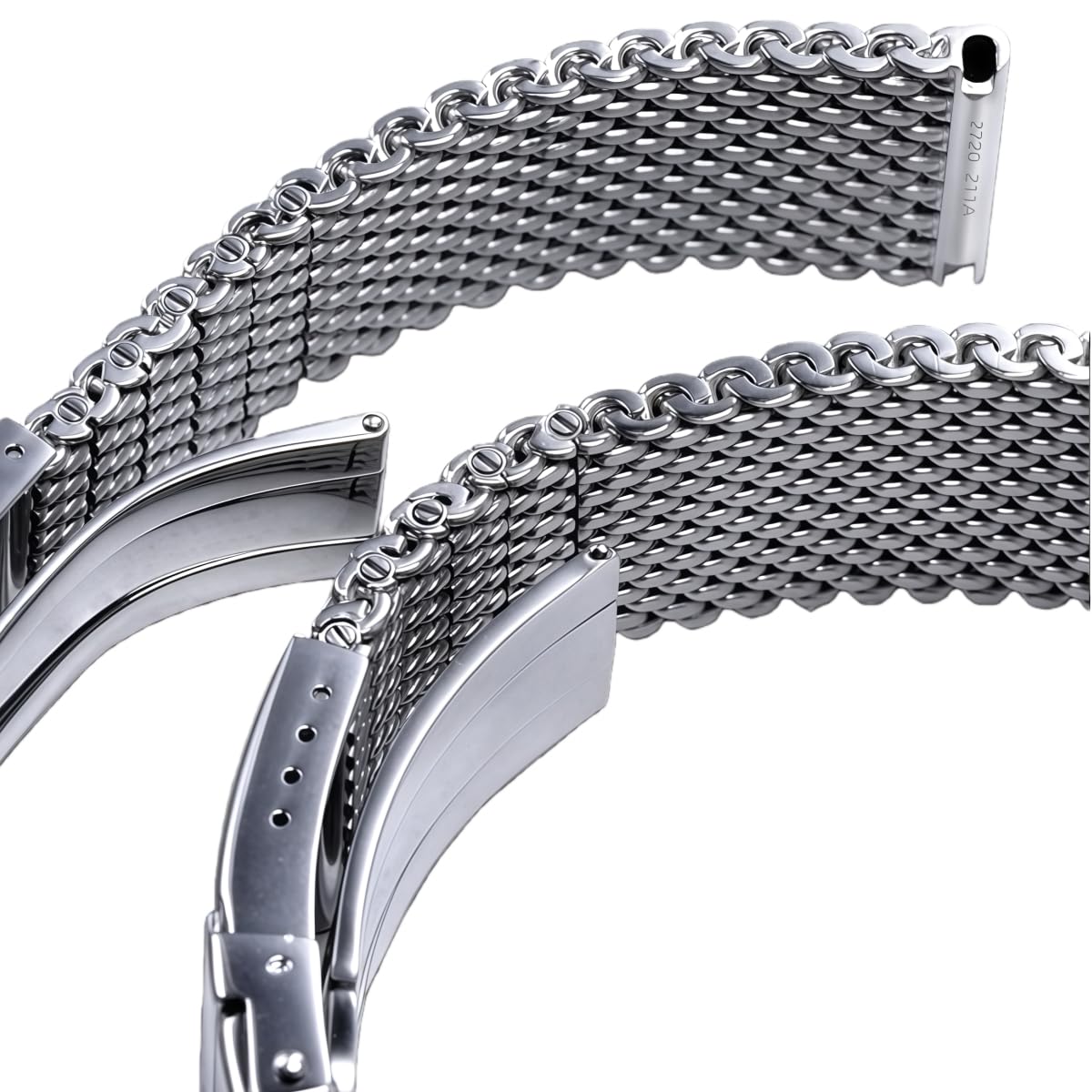 Cinturino Orologio Acciaio Inossidabile Bracciale Maglia Metallo Ricambio Shark Style 22mm 24mm Banda per Breitling