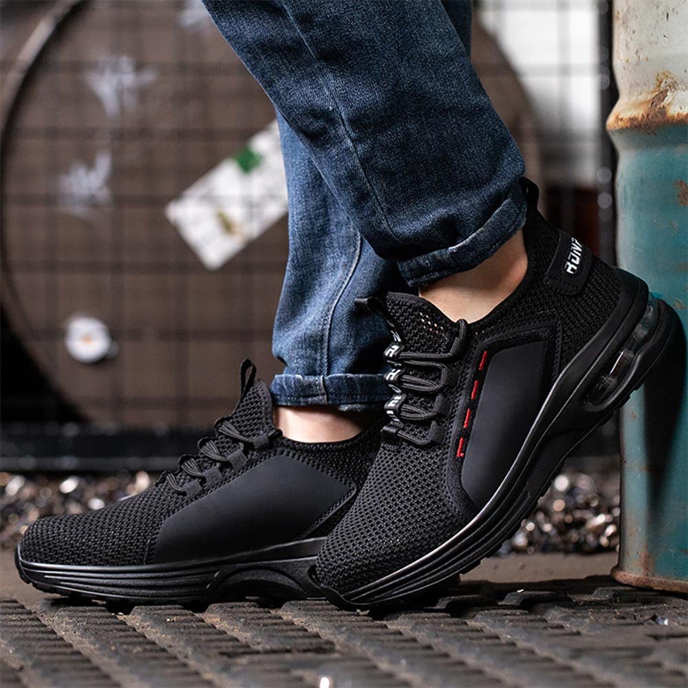 Rona Shoes Chaussures de Sécurité Baskets de Travail Légères Confortables Femme Homme