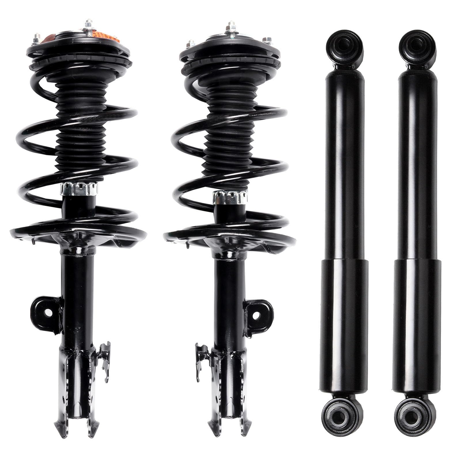 Front and Rear Shock Absorber Assy Fits for 2006 2007 2008 2009 2010 2011 2012 for Toyota for RAV4, 172276 Complete Struts with Coil Springs and Gas Shocks Absorbers (Set of 4)