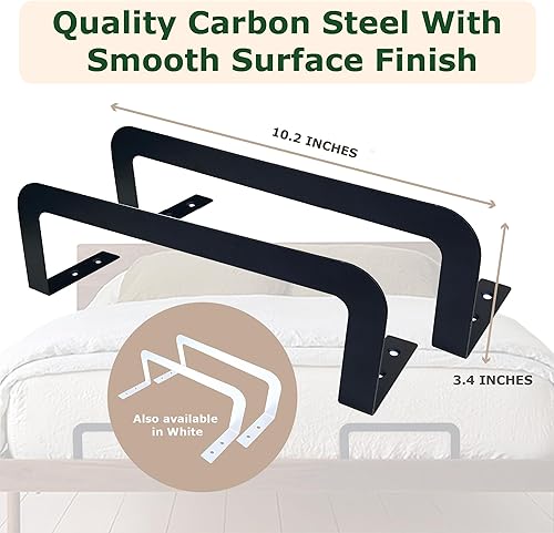 Miniatura 9 de ECOHomes Barra de retención de colchón  Tapón deslizante para colchón evita que el colchón se deslice. Soporte de colchón antideslizante para marco