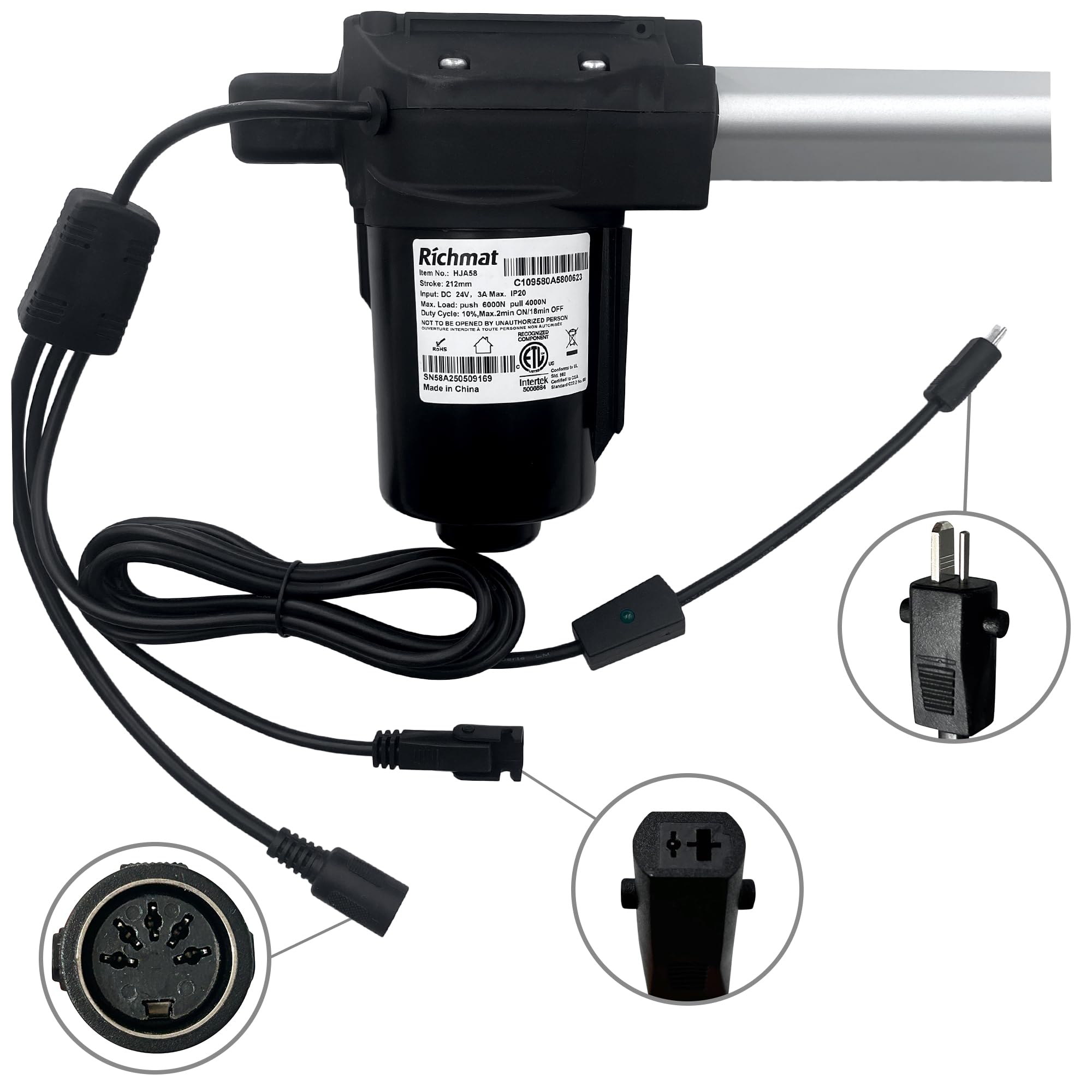 Lift Chair Richmat Model HJA58 Replacing GM1450-LM Actuator Motor Replacement