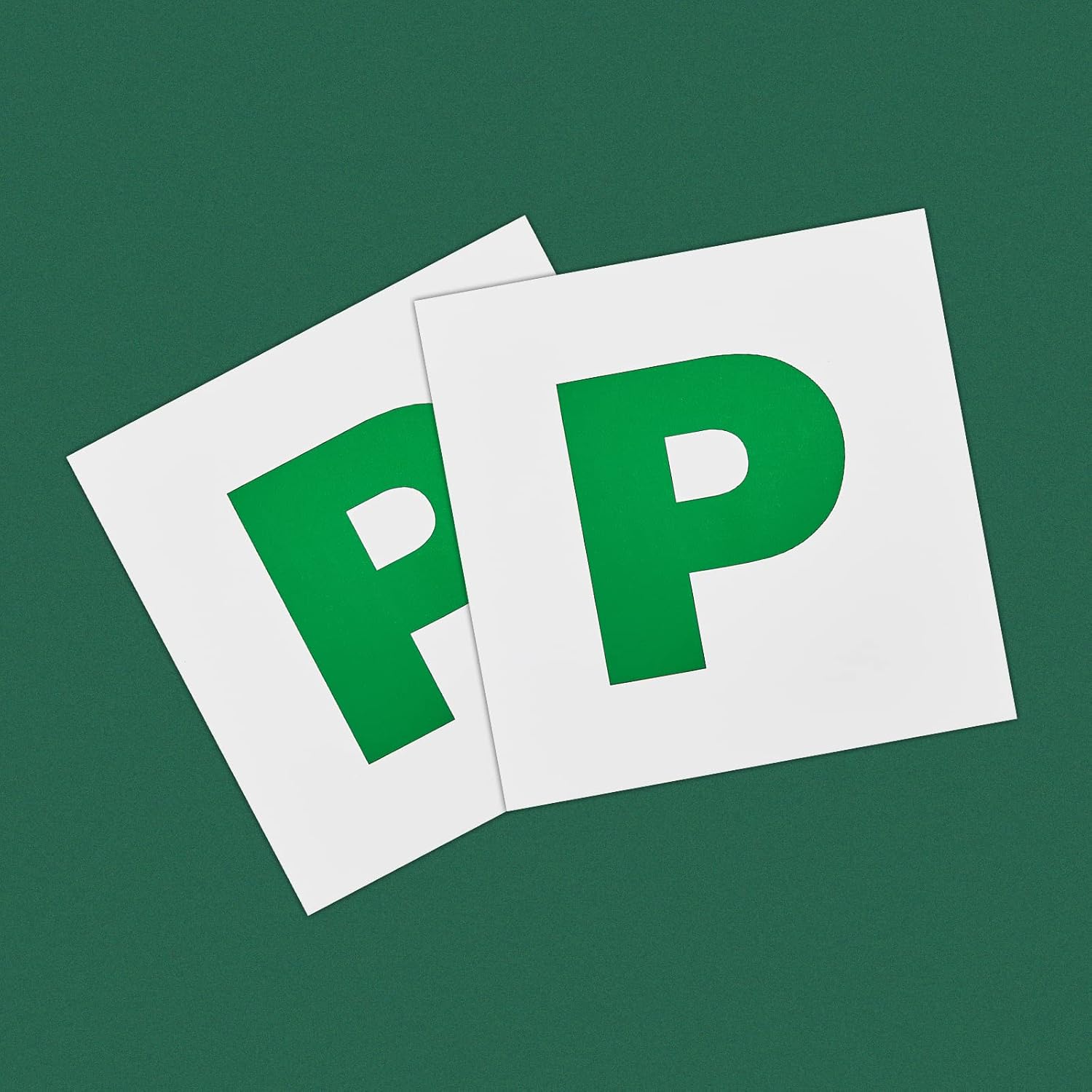 Volcanics Fully P Plates 2 Pack Green Probationary P Plates