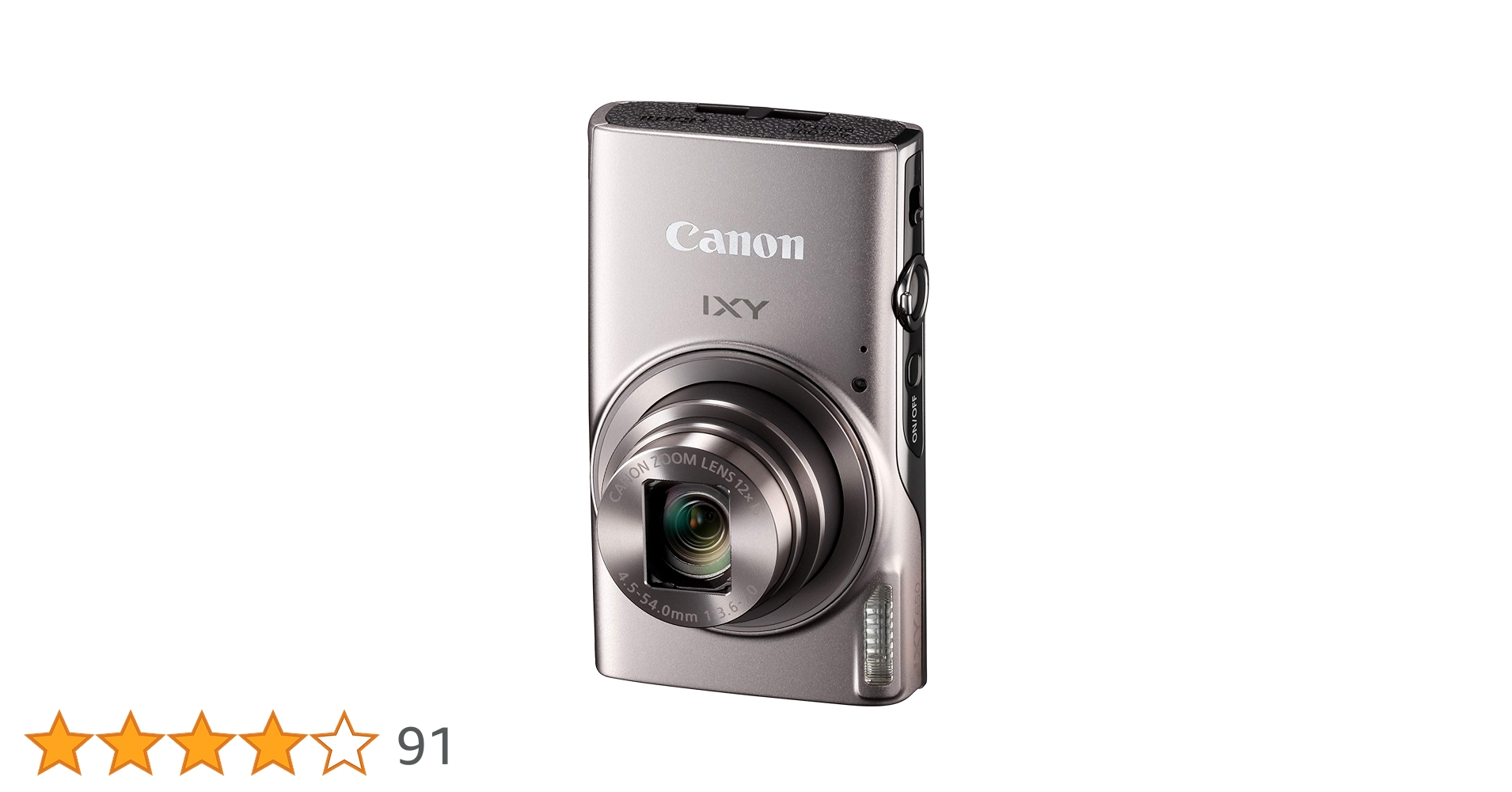 Amazon | Canon コンパクトデジタルカメラ IXY 650 シルバー 光学12倍