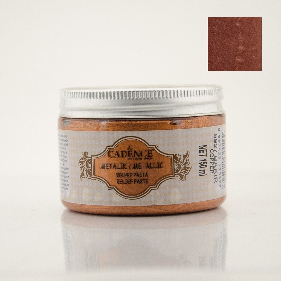 Cadence Copper 150 Ml Metallic Relief Paste