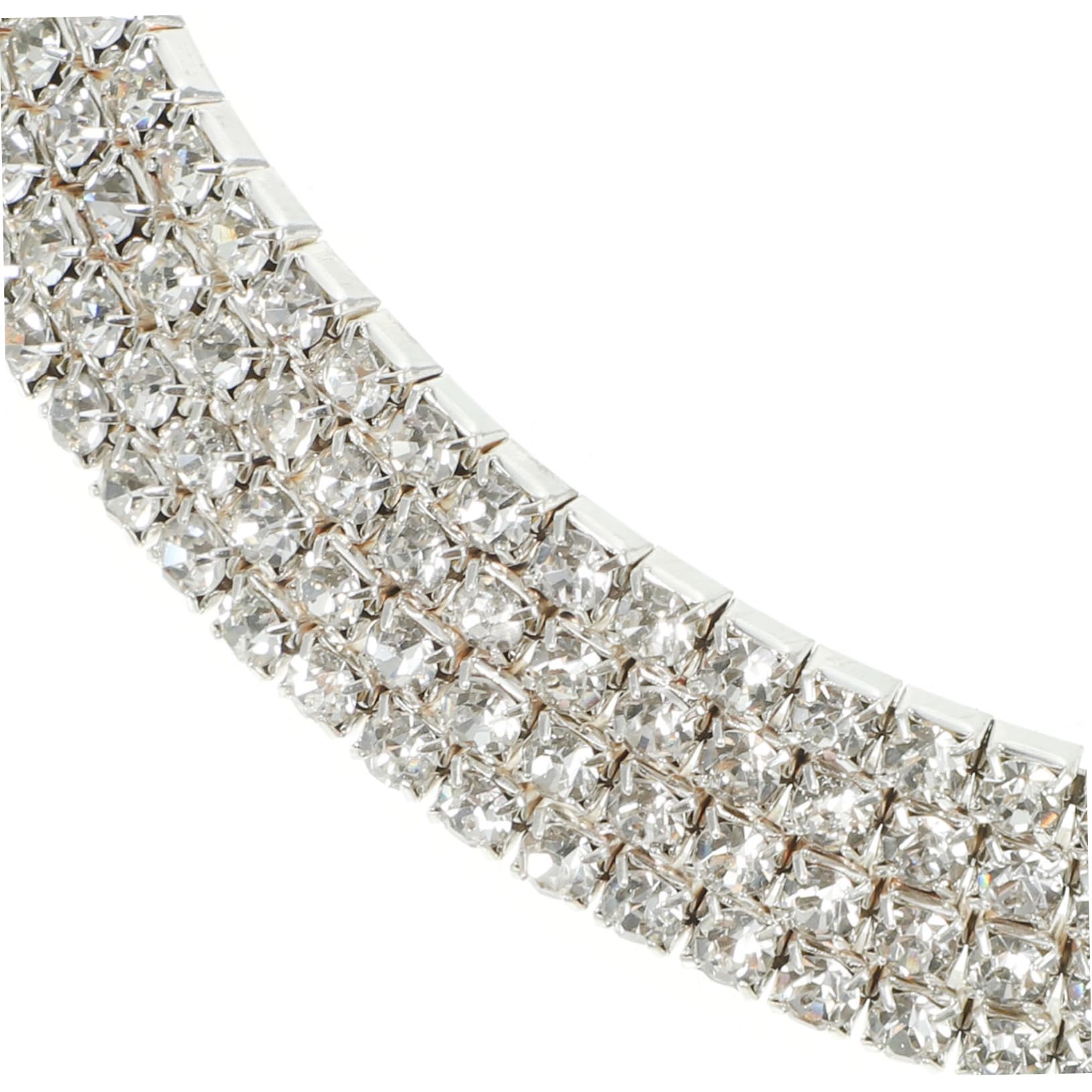 CALLARON Gargantilla De Aleación Para Mujer Traje De Plata Para Mujer Pendientes De Novia Pulsera