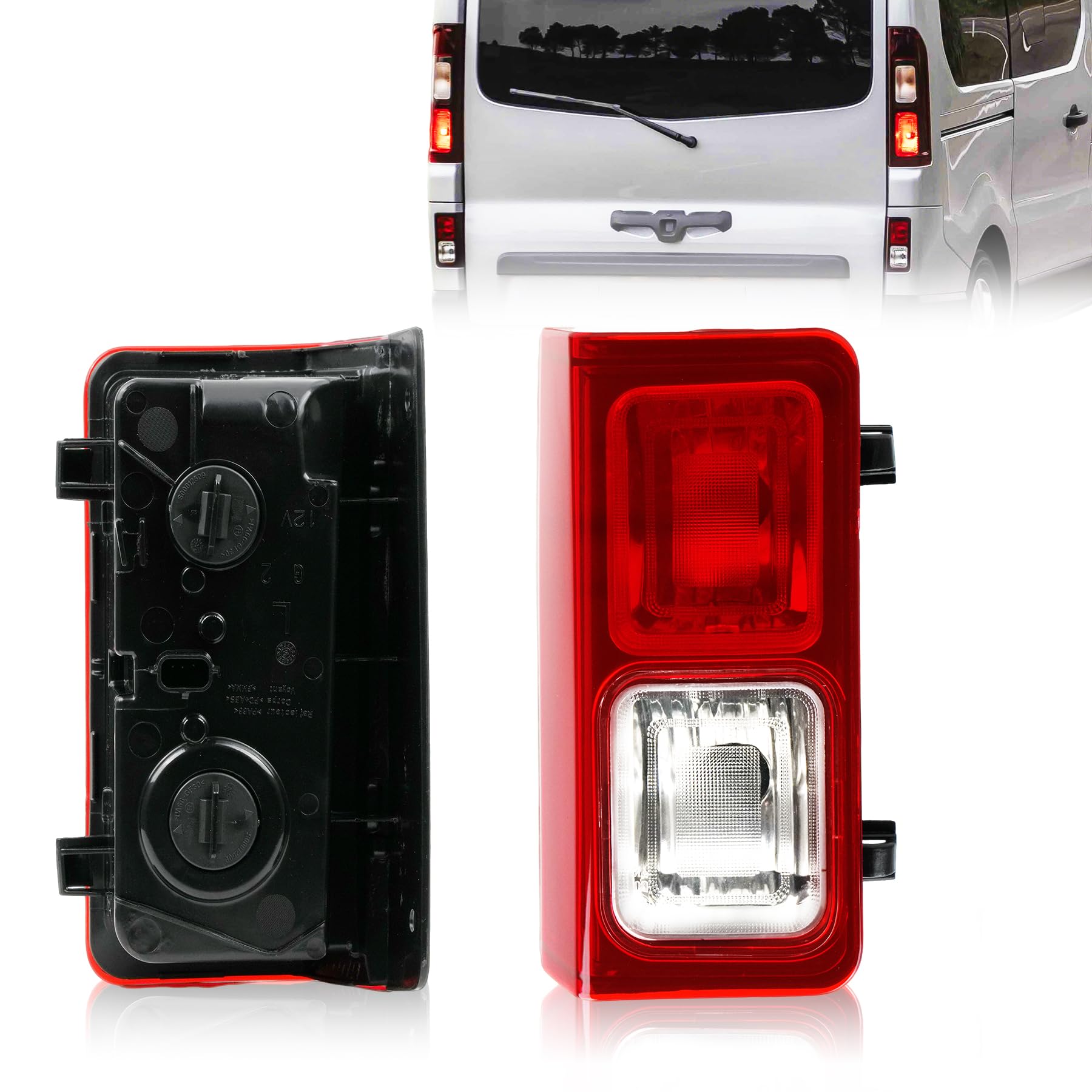 Fanale posteriore destro per TRAFIC 3 furgoni (FG_) Bus (JG_), TALENTO Bus/Kasten (296_), NV300 Kasten/Kombi (X82) dal 2016, fanale posteriore per VIVARO B Combi/Kasten (X82) dal 2014 al 2019
