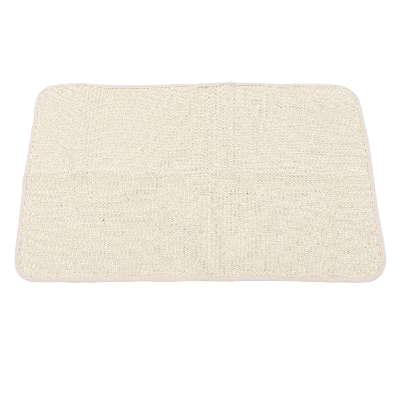 Alfombra rascadora para Gatos de sisal, Protector contra arañazos para sofás, Almohadilla Grande de sisal y cáñamo para rascar, protección para sofás y Muebles con Accesorios de (Largo 49,5 cm.)