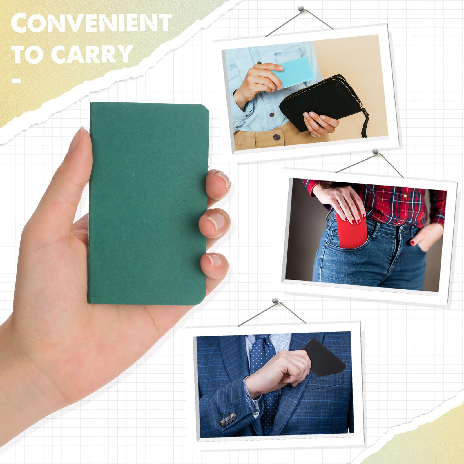 Harloon Lot de 100 petits carnets de notes lignés de poche 10,2 x 6,3 cm pour l'école, les enfants, les étudiants, les voyageurs, les hommes et les femmes, 30 feuilles et 60 pages (multicolore)