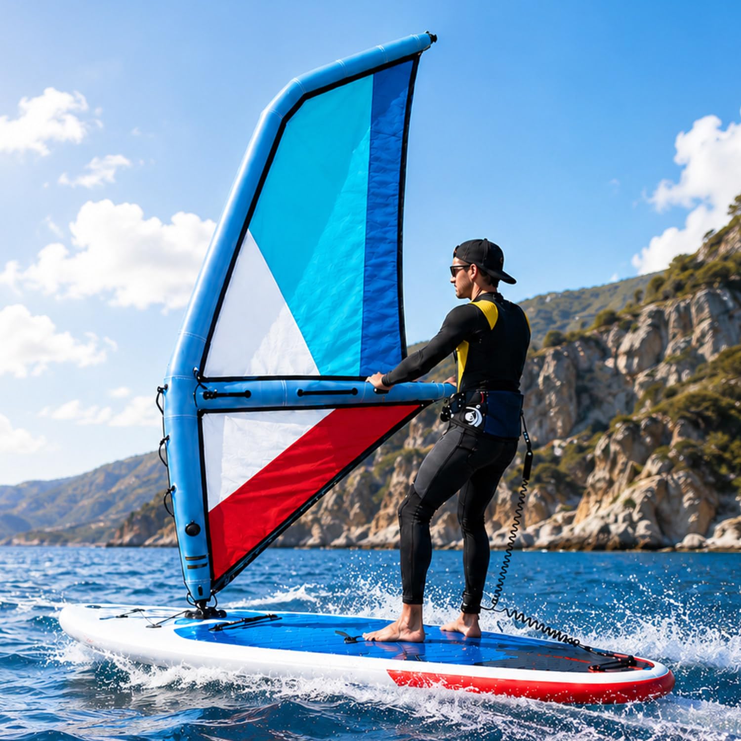 Paddleboard Sail, Handheld Inflatable Surfing Wing, Surfboard Sail 4.2㎡