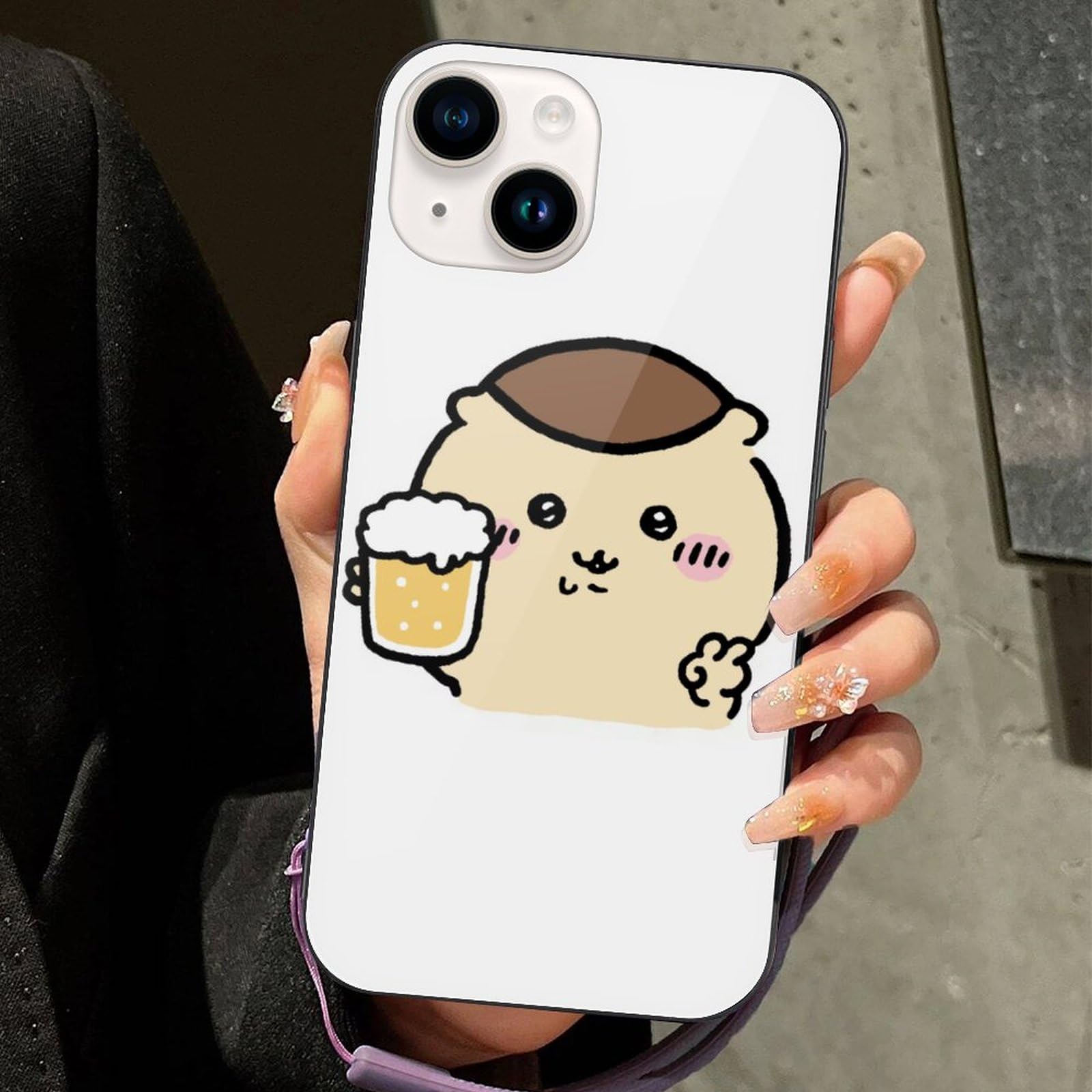 Amazon.co.jp: 【iPhone13 用 ケース】 ちいかわ くりまんじゅう 【全