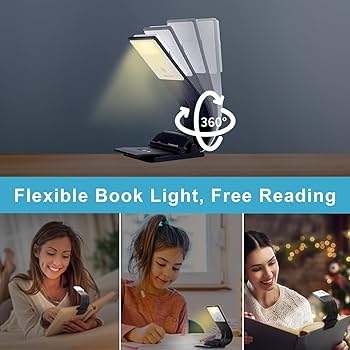 Amazon.co.jp: Vekkia ブックマークブックライト クリップ式