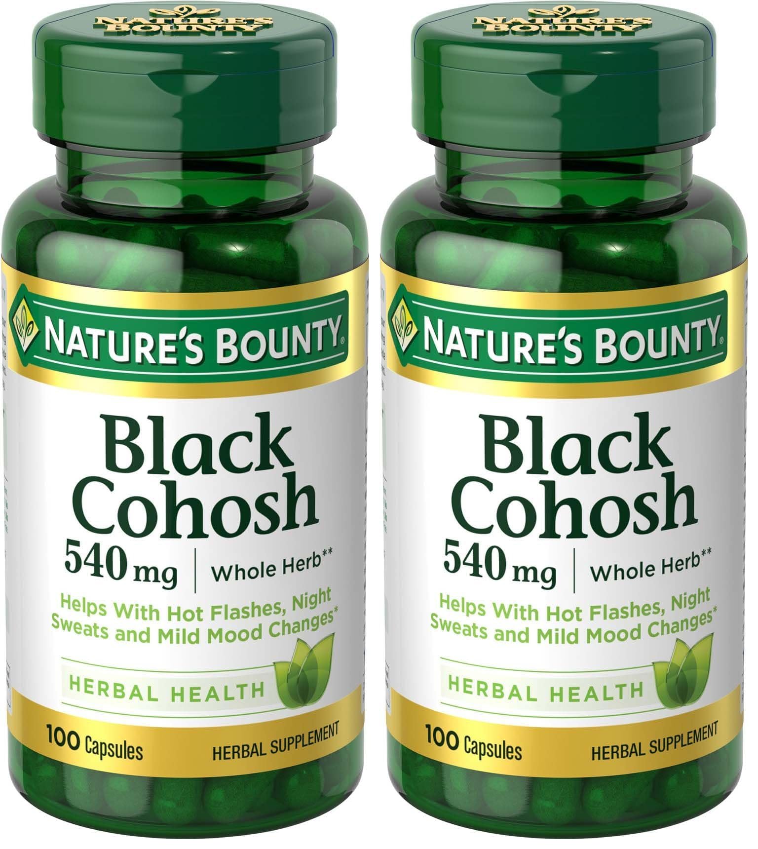 Nature's Bounty Black Cohosh Root Supplement, 450 mg, 100 Capsules — Amazon image 9