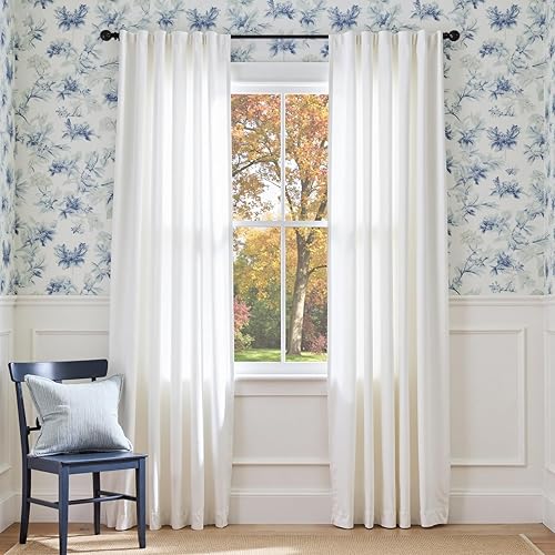 Lazzzy Cortinas de terciopelo blanco de 90 pulgadas de largo para sala de estar, dormitorio, filtrado de luz, aislamiento térmico, cortinas de