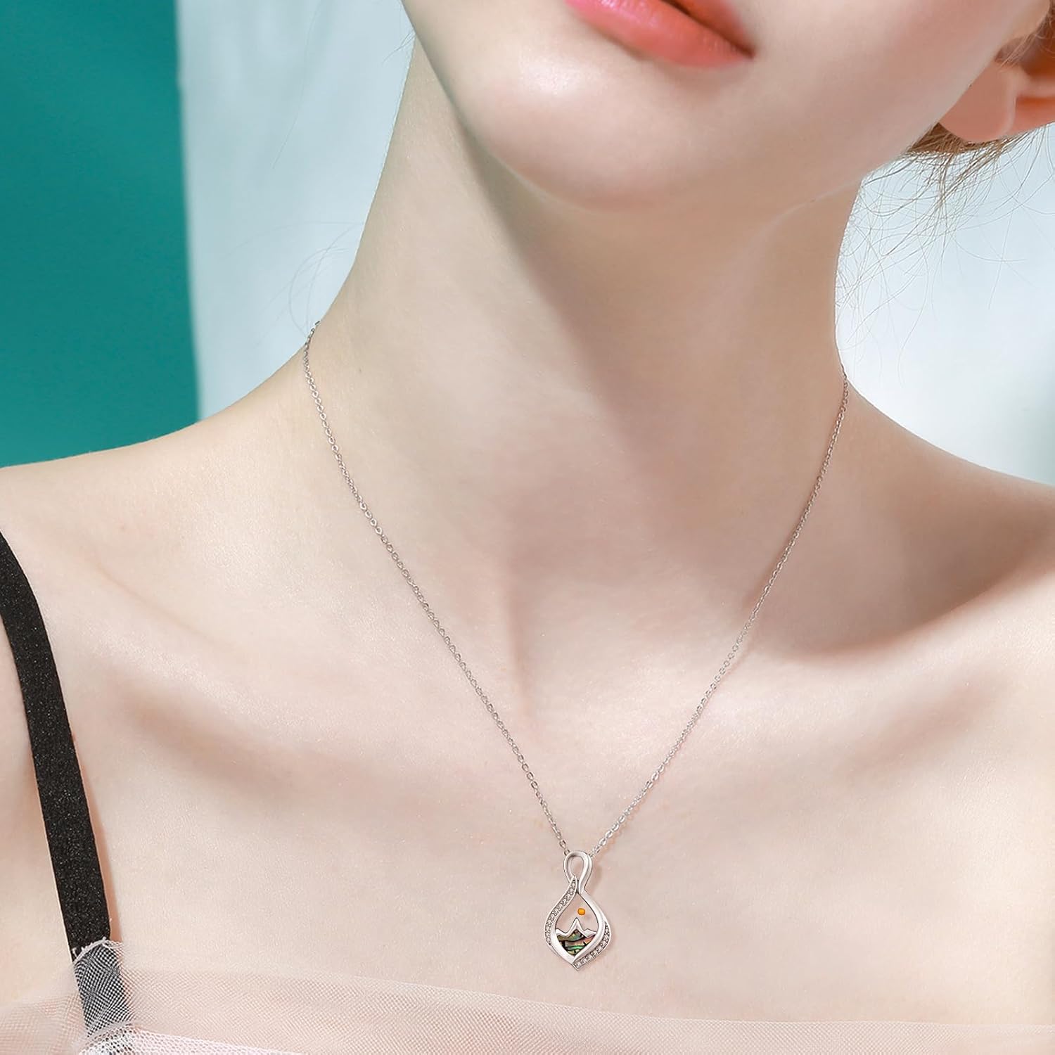 TANGPOET Dainty Mustard Seed Pendant Necklace for Women Girls S925 Sterling Silver Faith of A Mustard Seed Jewelry Your Faith Can Move Mountains Christian Gift for Her with 18"+2" Chain - Image 4