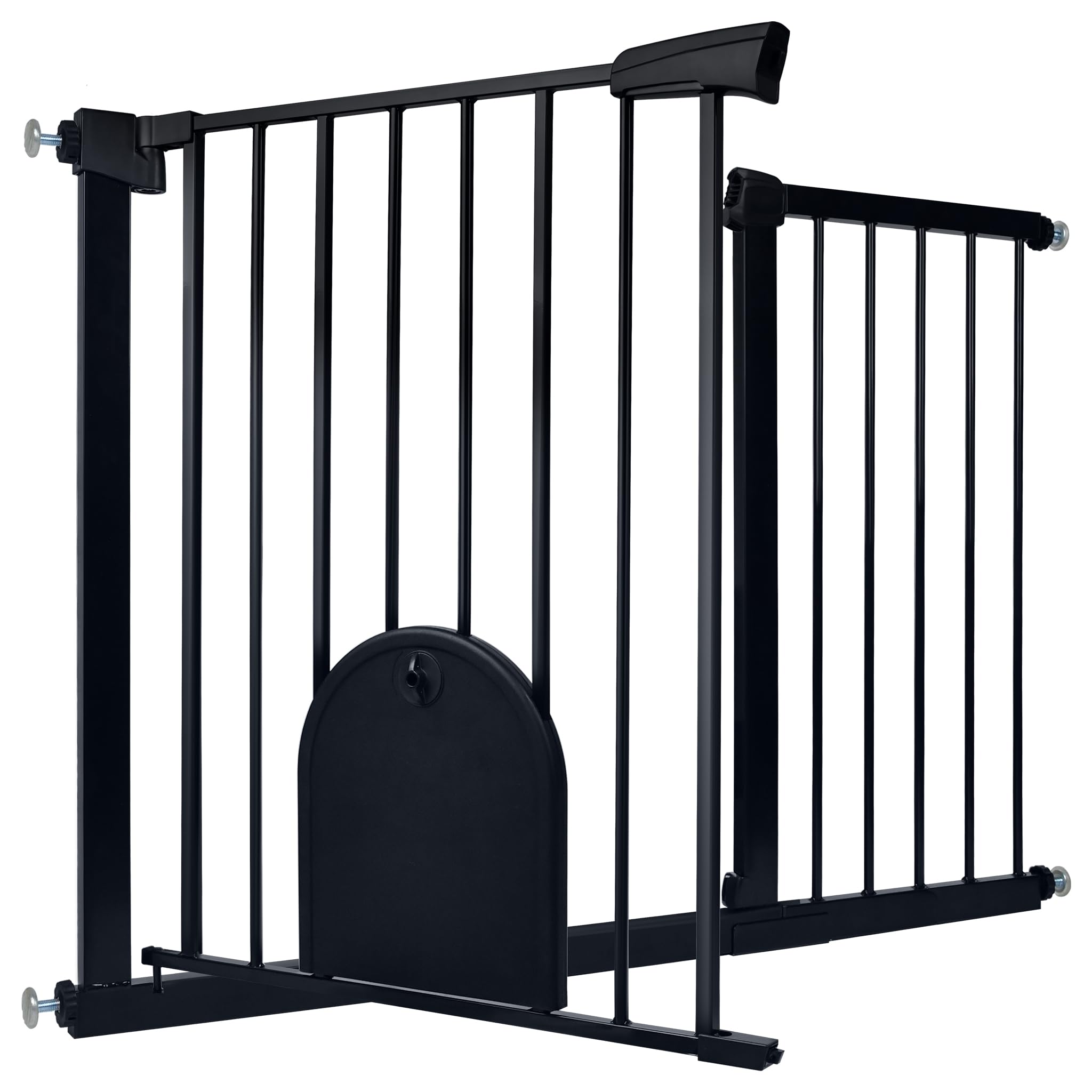 Bingguz Babygitter – 106,7 Cm Hoch, 203,2 Cm Breit, Einziehbar – Mit Fiberglas-Stangen, Verstellbar, Für Baby & Hund