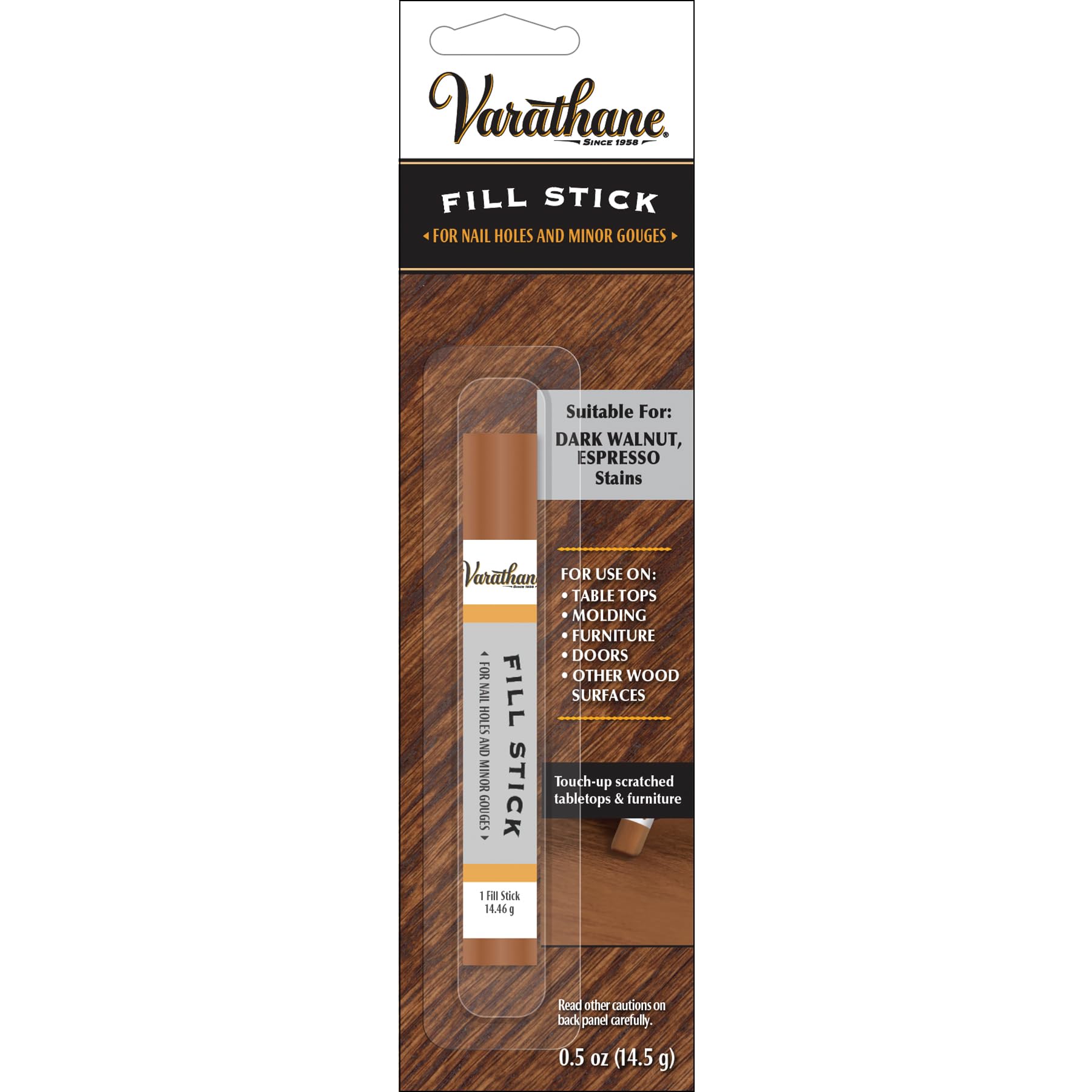 Rust-Oleum Varathane 215371 Wood Fill Stick For Dark Walnut, Espresso