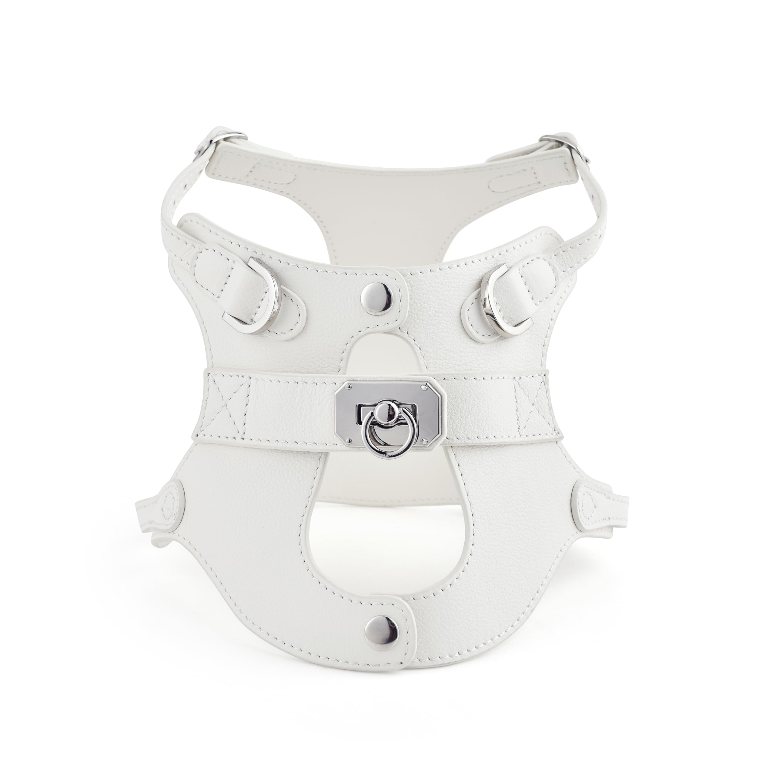 Amazon | pawdea正装風本革ハーネス 柔らかい牛革 レザーハーネス