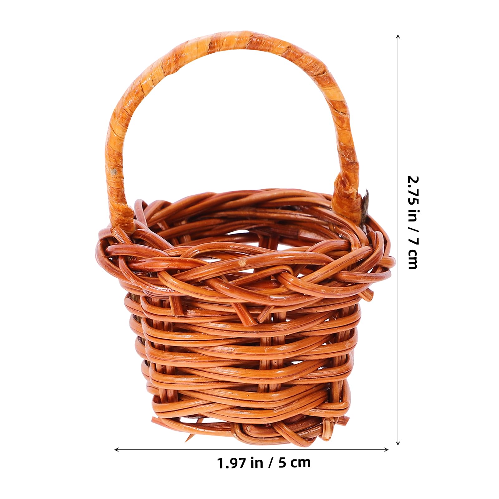 Panier Miniature En Osier Pour Poupée - France, Fin XIXème (antiquité)
