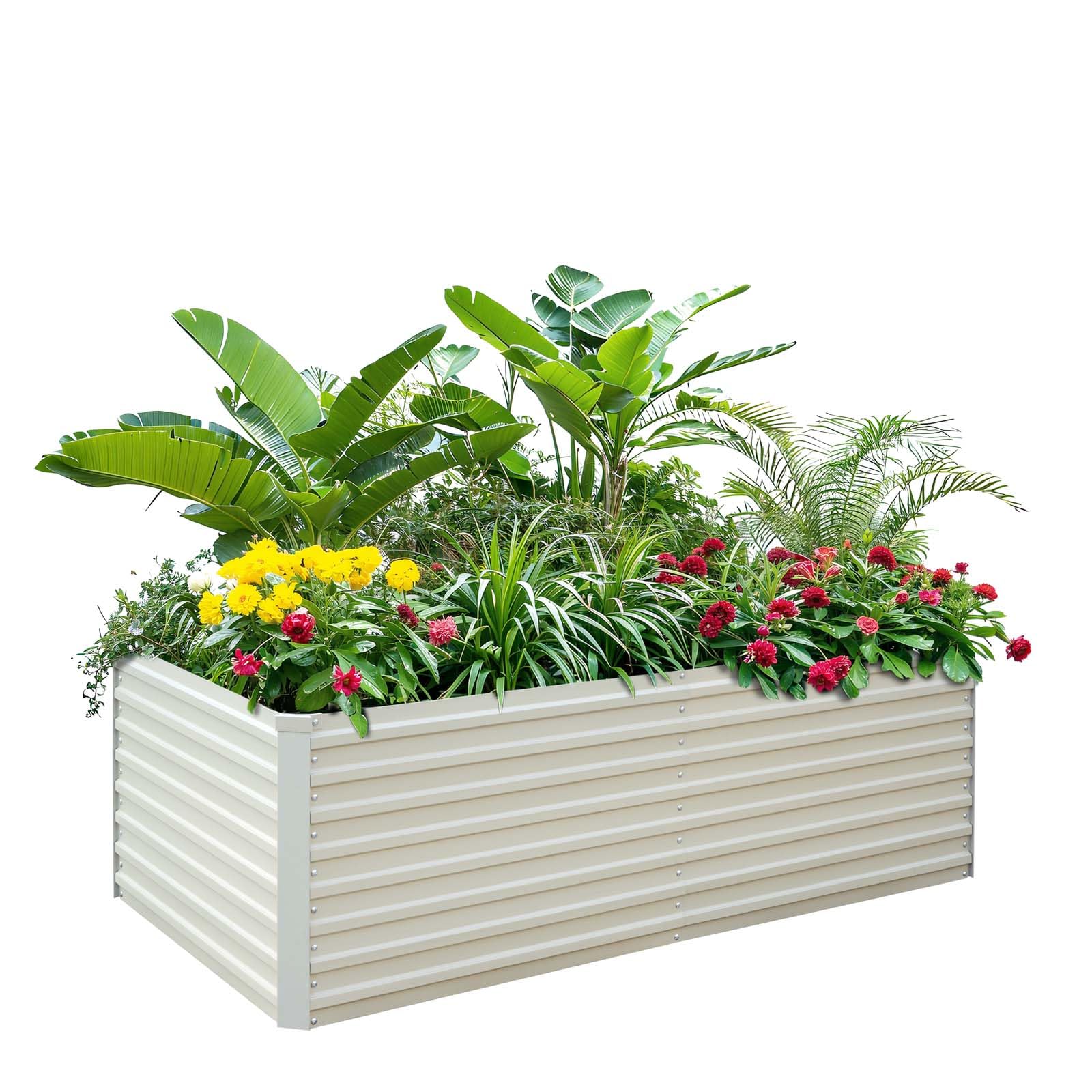 BUTUNITA Raised Garden Bed 6x3x2ft