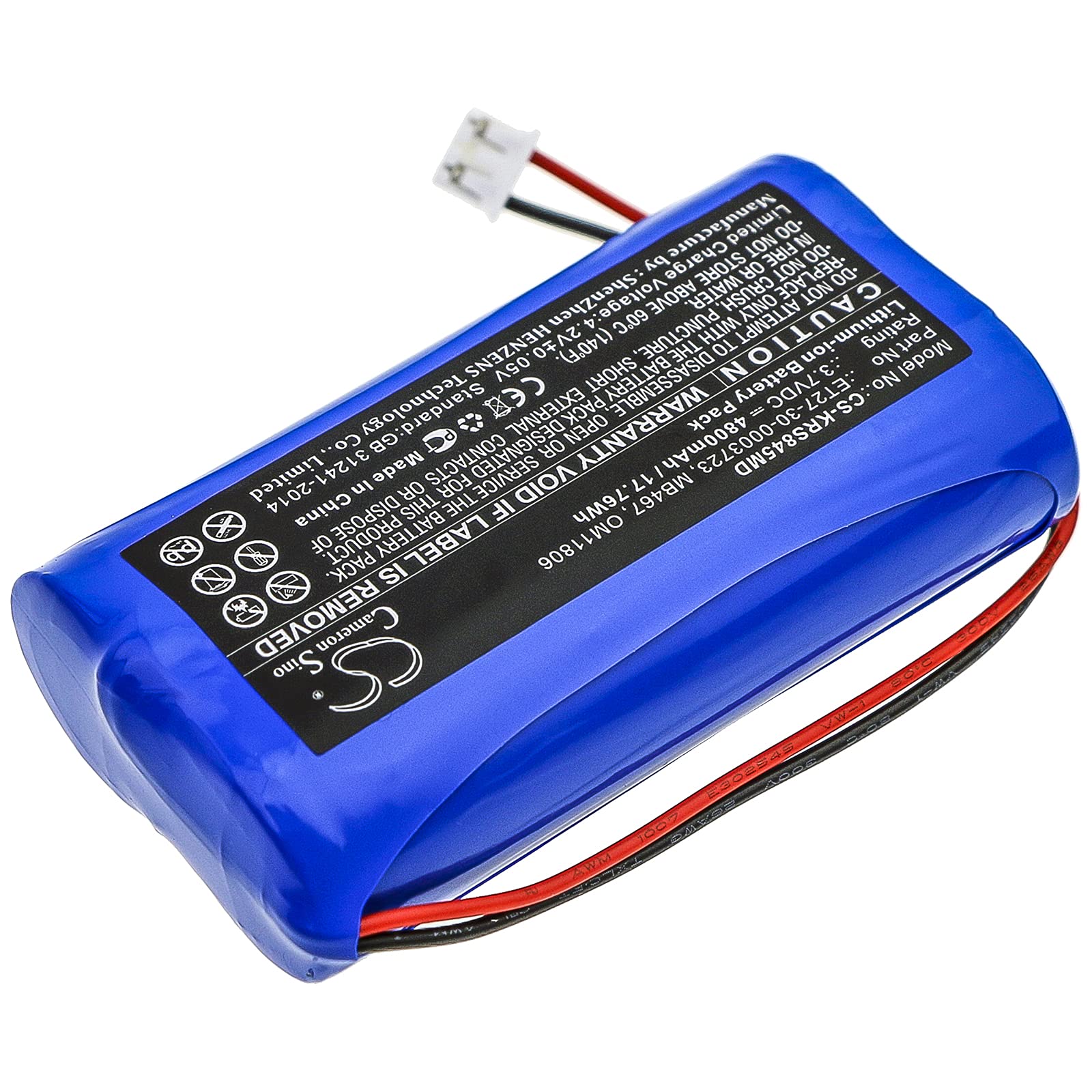 Batteria di ricambio per Karl STORZ Numero articolo: 30.0003, ET27-30-0003723, MB467, OM11806