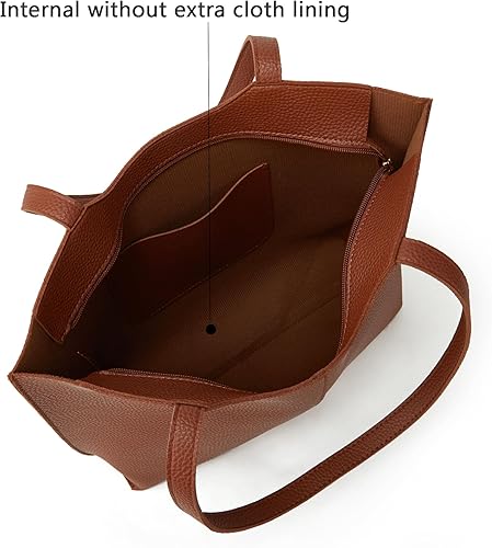 Miniatura 4 de Ashioup Bolsas de mano para mujer con bolso pequeño, bolso de mano de piel sintética con cremallera y bolsa de hombro