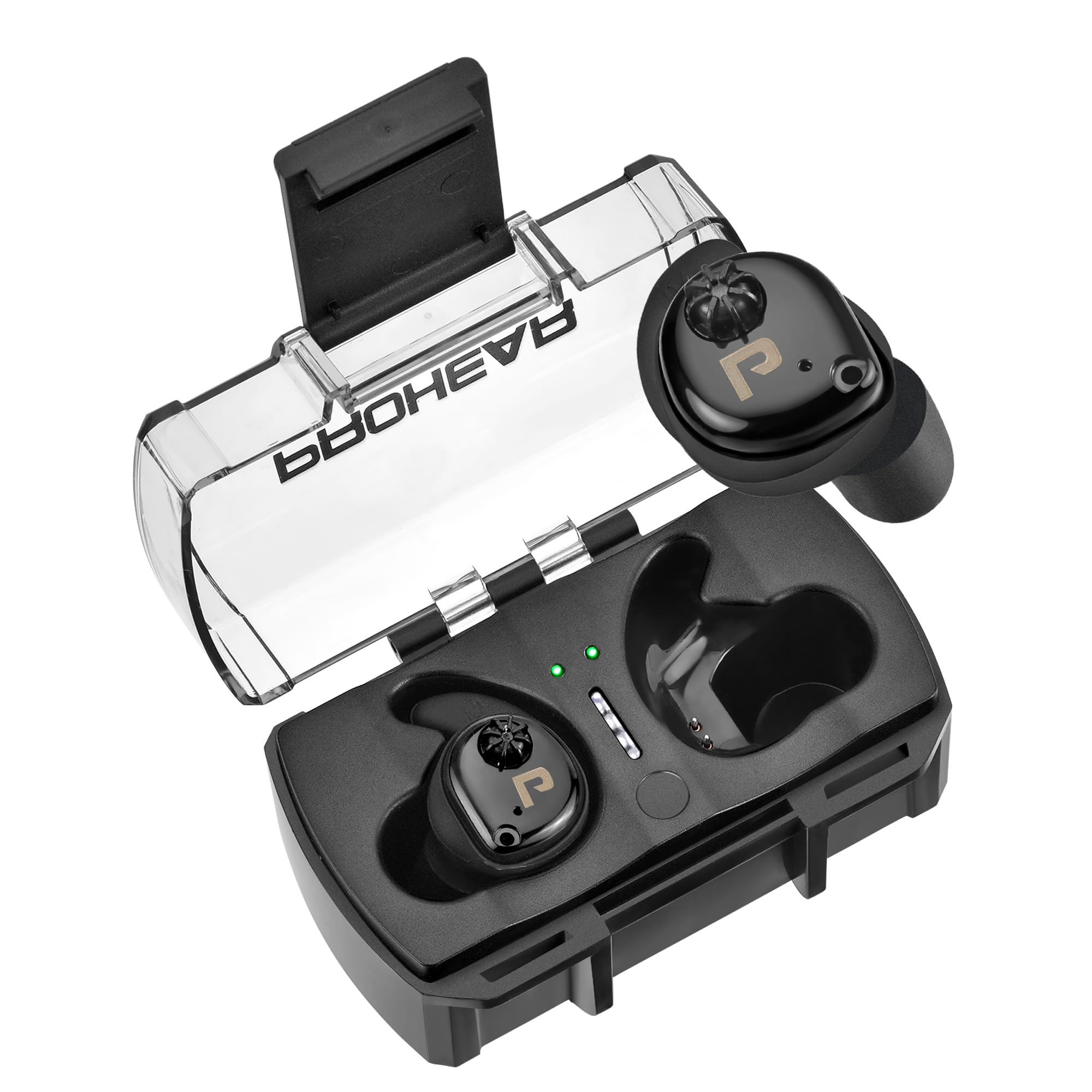 PROHEAR Electronic Sound Suppression Hearing Protection Earbuds for Shooting with Rechargeable