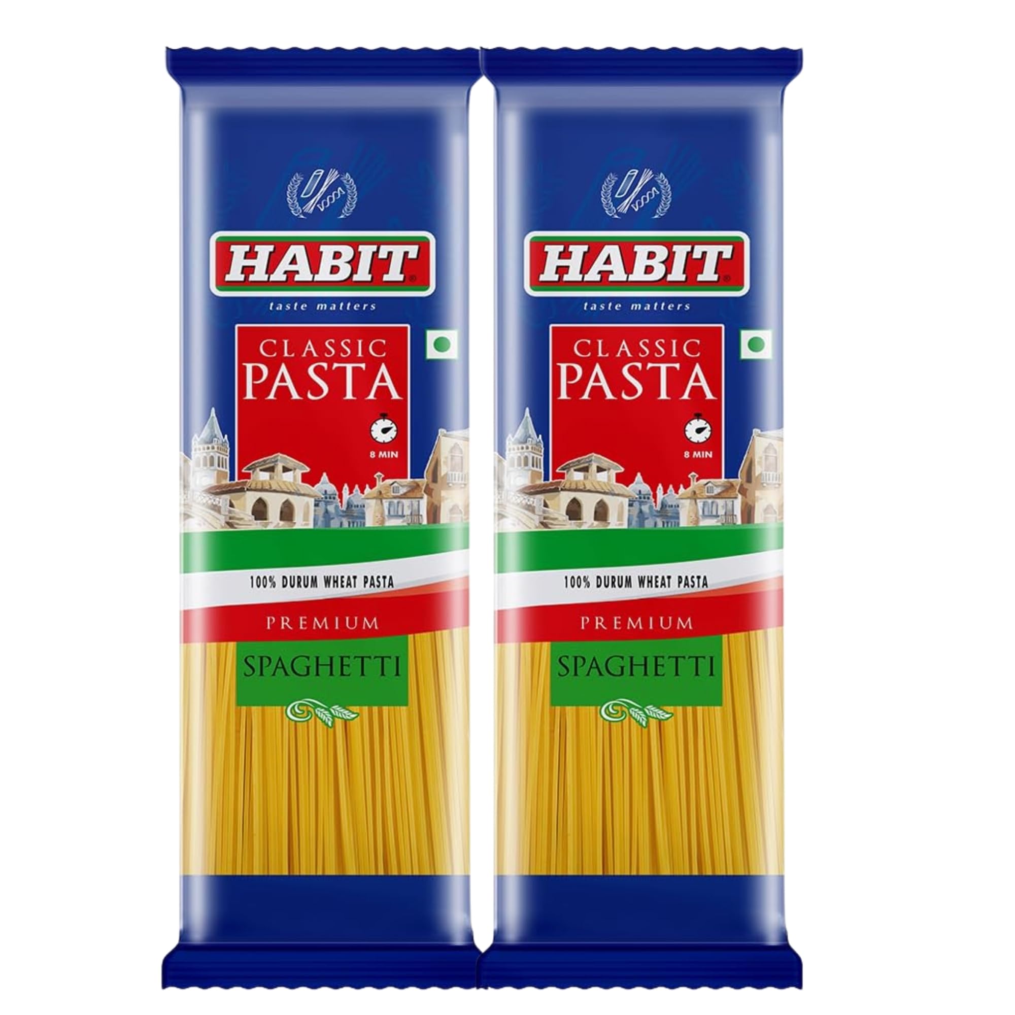 HABIT Premium Pasta Spagetti - 500g (Pack of 2) | Durum Wheat | Tasty & Perfect Sauce Absorption-image-41