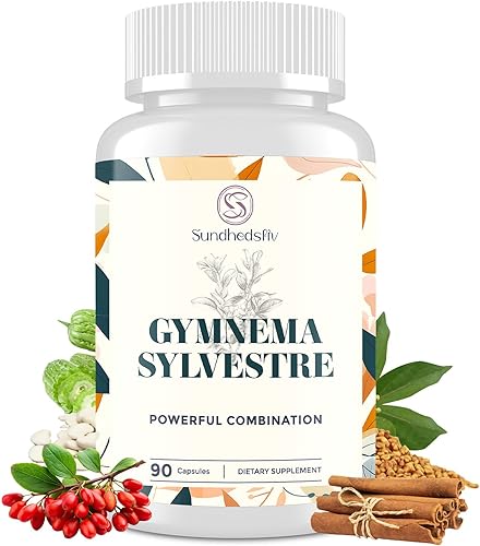 16 en 1 Blxxd Sugr Effective Gymnema Sylvestre Suplemento de 2100 mg  con berberina, canela, melón amargo  Vitaminas, magnesio y cromo  Sin OMG  90