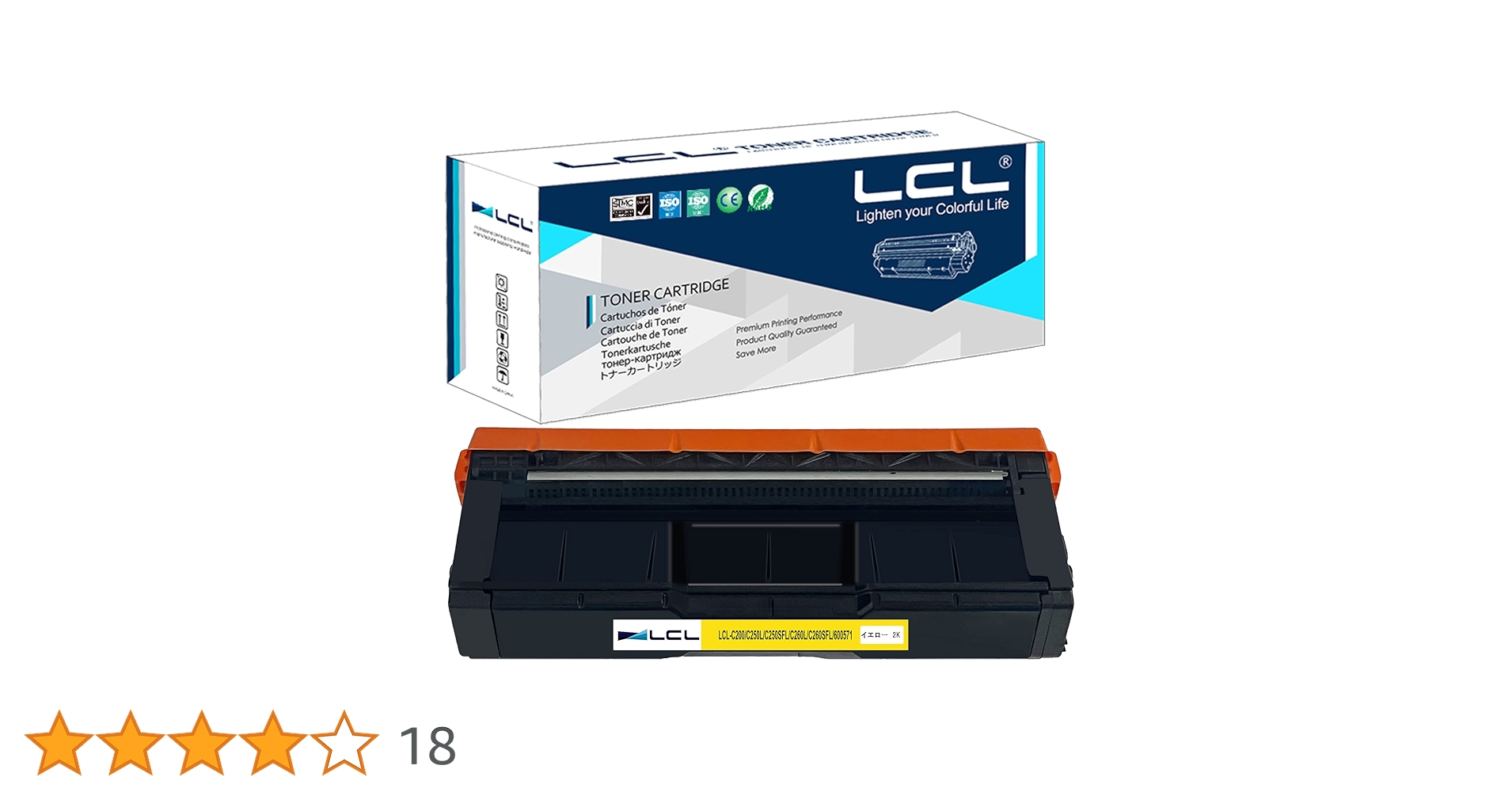 高性能 RICOH レーザープリンター SP C260L トナーカートリッジ付属 Amazon.co.jp: LCL RICOH用 リコー用 C200 C250L C250SFL C260L