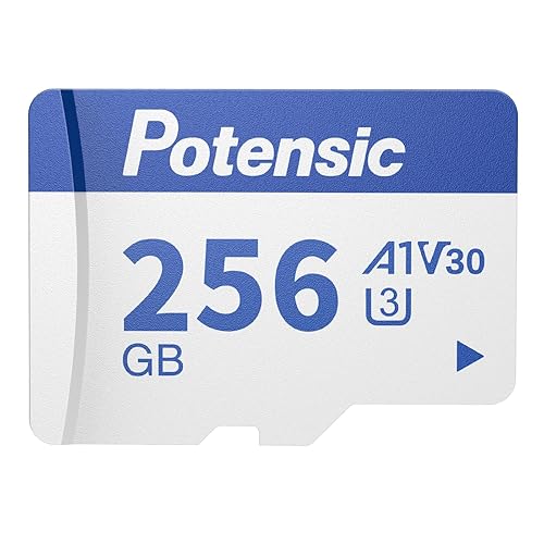 256GB Memory Card for Drones, A1, U3, V30, Read Speed